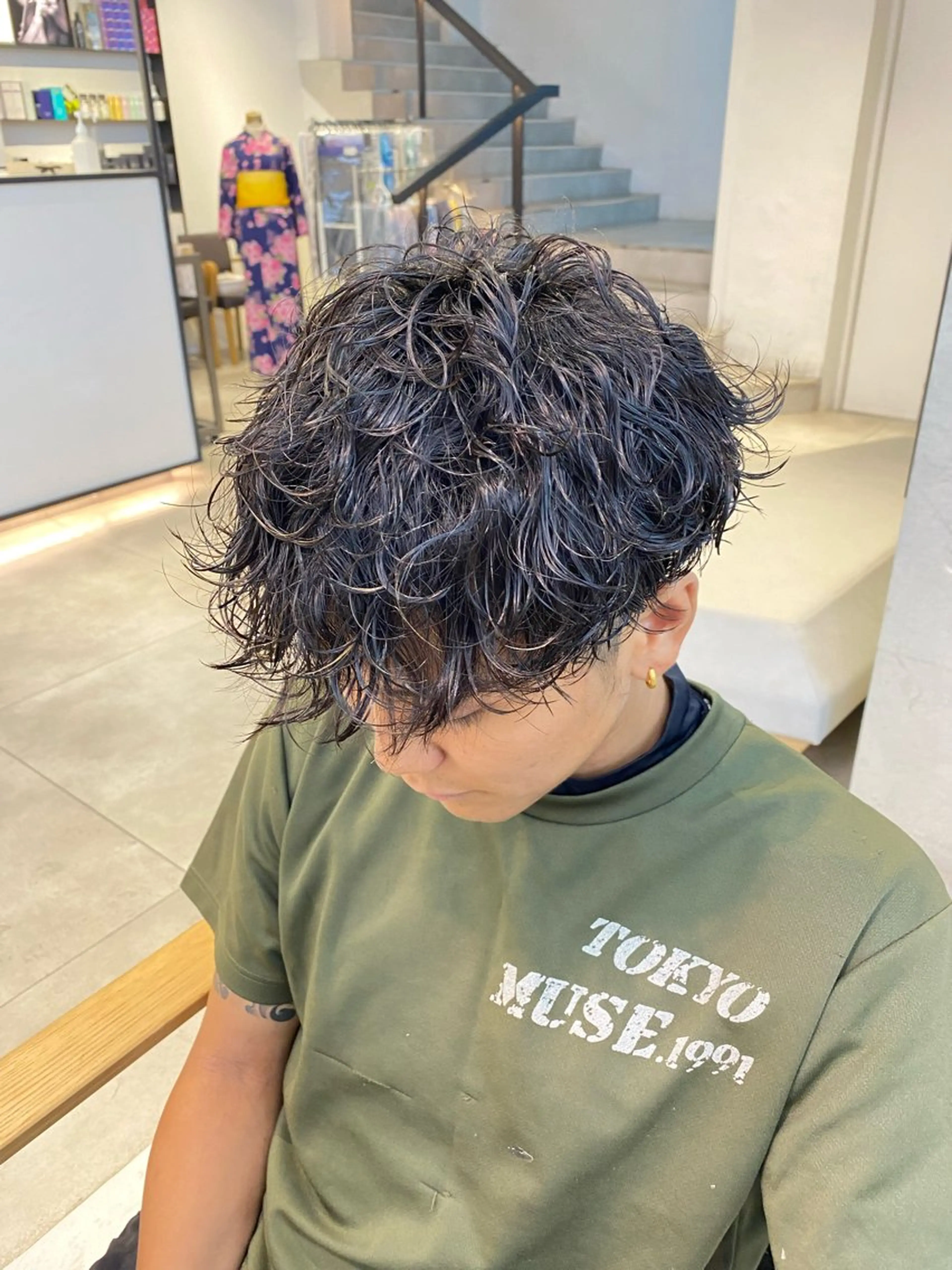 パーマ メンズ 新宿【メンズパーマ】 塩澤太一のヘアスタイル