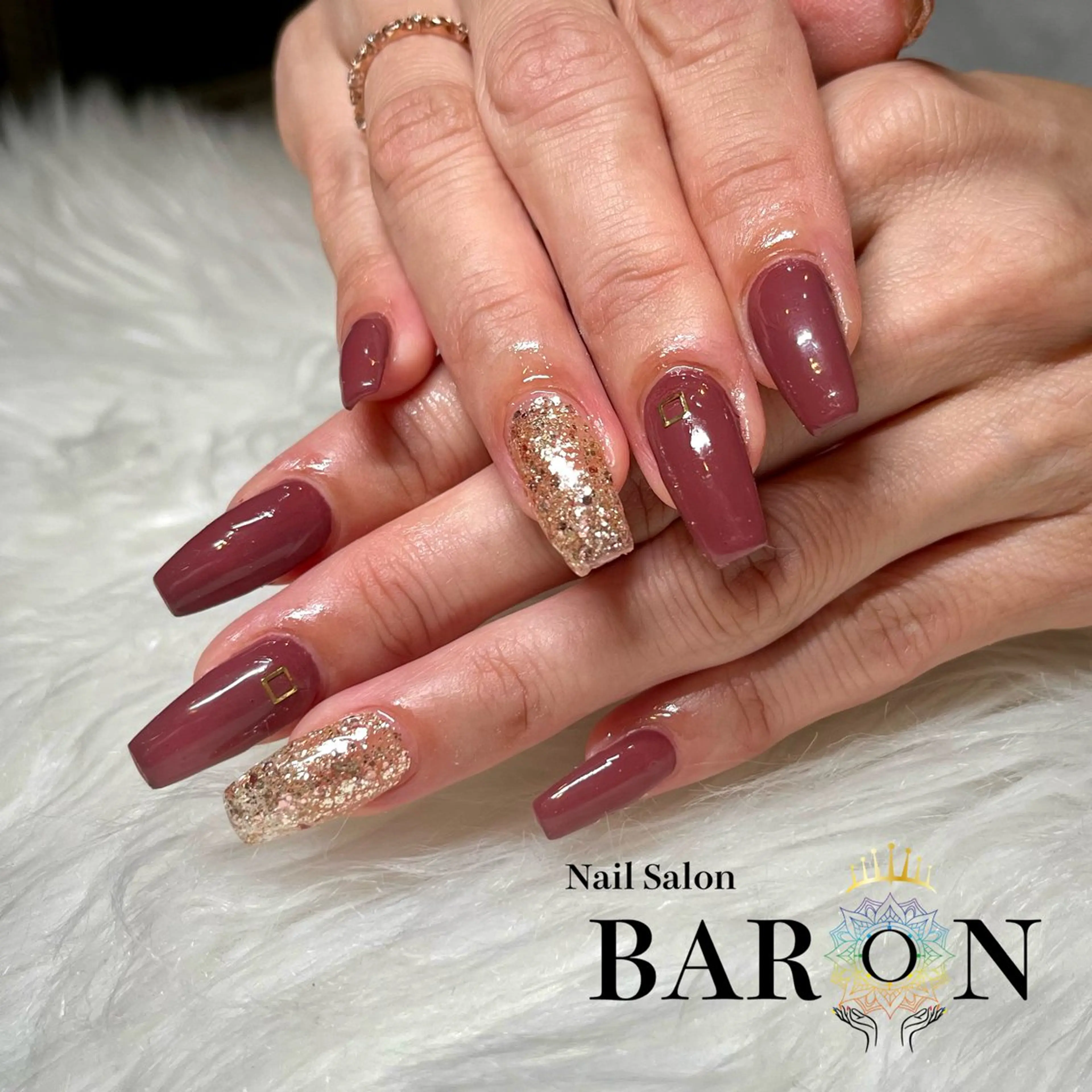 ネイル ハンドネイル ☆SAKI☆ BARON 店長のネイルデザイン