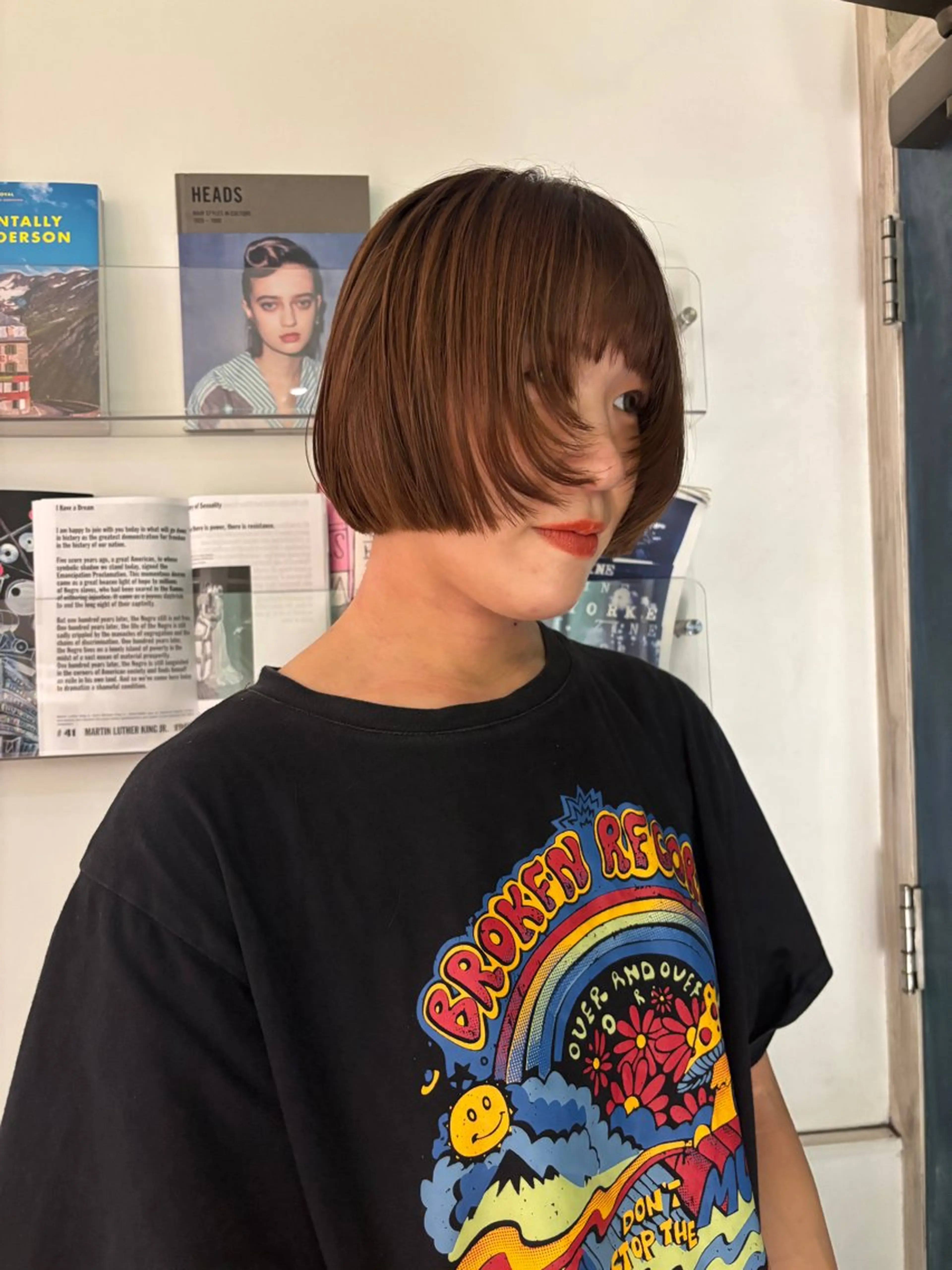 ショート saya/似合わせ /透明感カラーのヘアスタイル