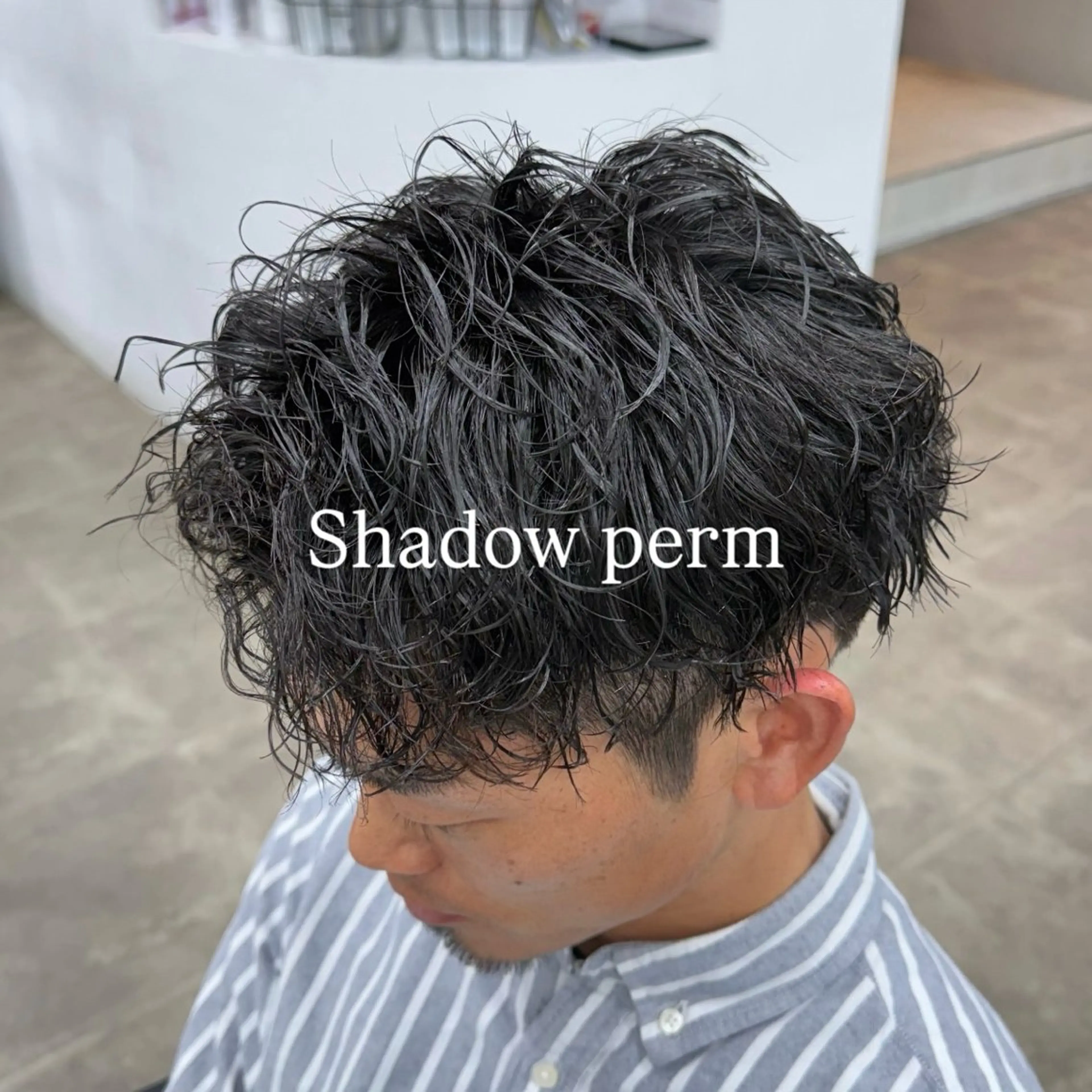 ミディアム カット パーマ トリートメント メンズ特化美容師 🐈⬛RUNAのヘアスタイル