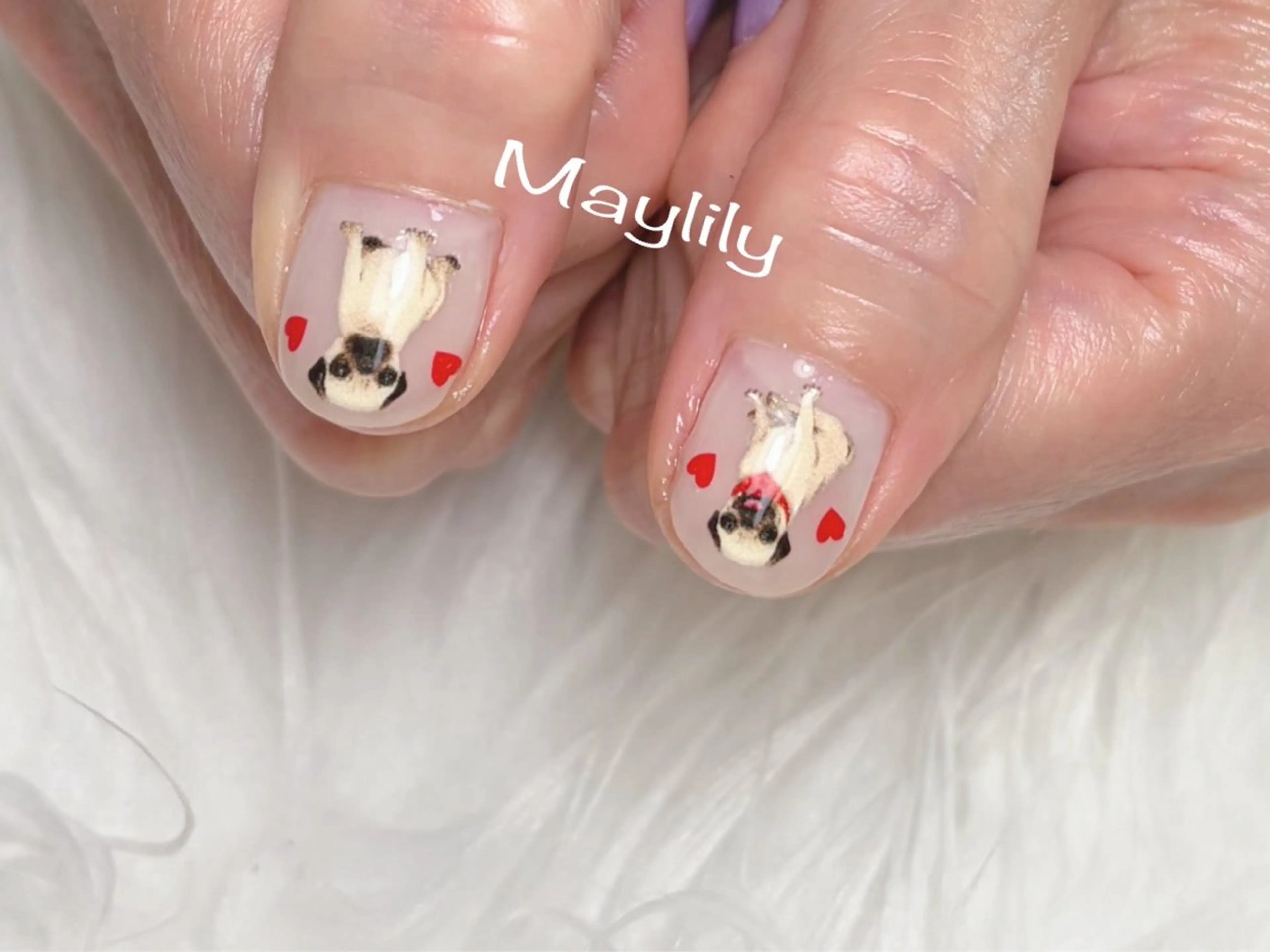 ネイル 持ち込み ハンドネイル Nail salon Maylilyのネイルデザイン