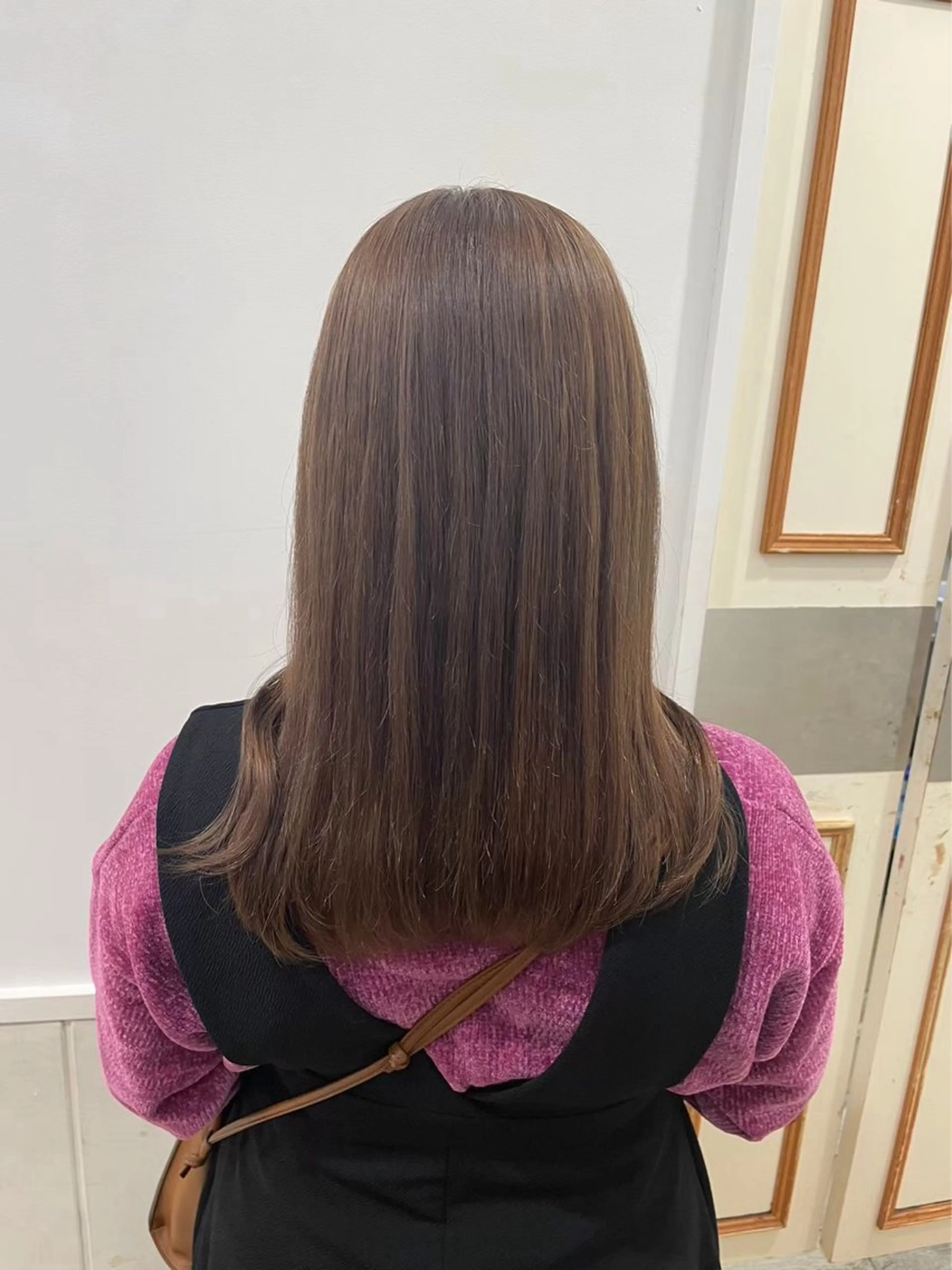 セミロング カラー 韓国ヘア ‎⟡.·KANA🐥のヘアスタイル