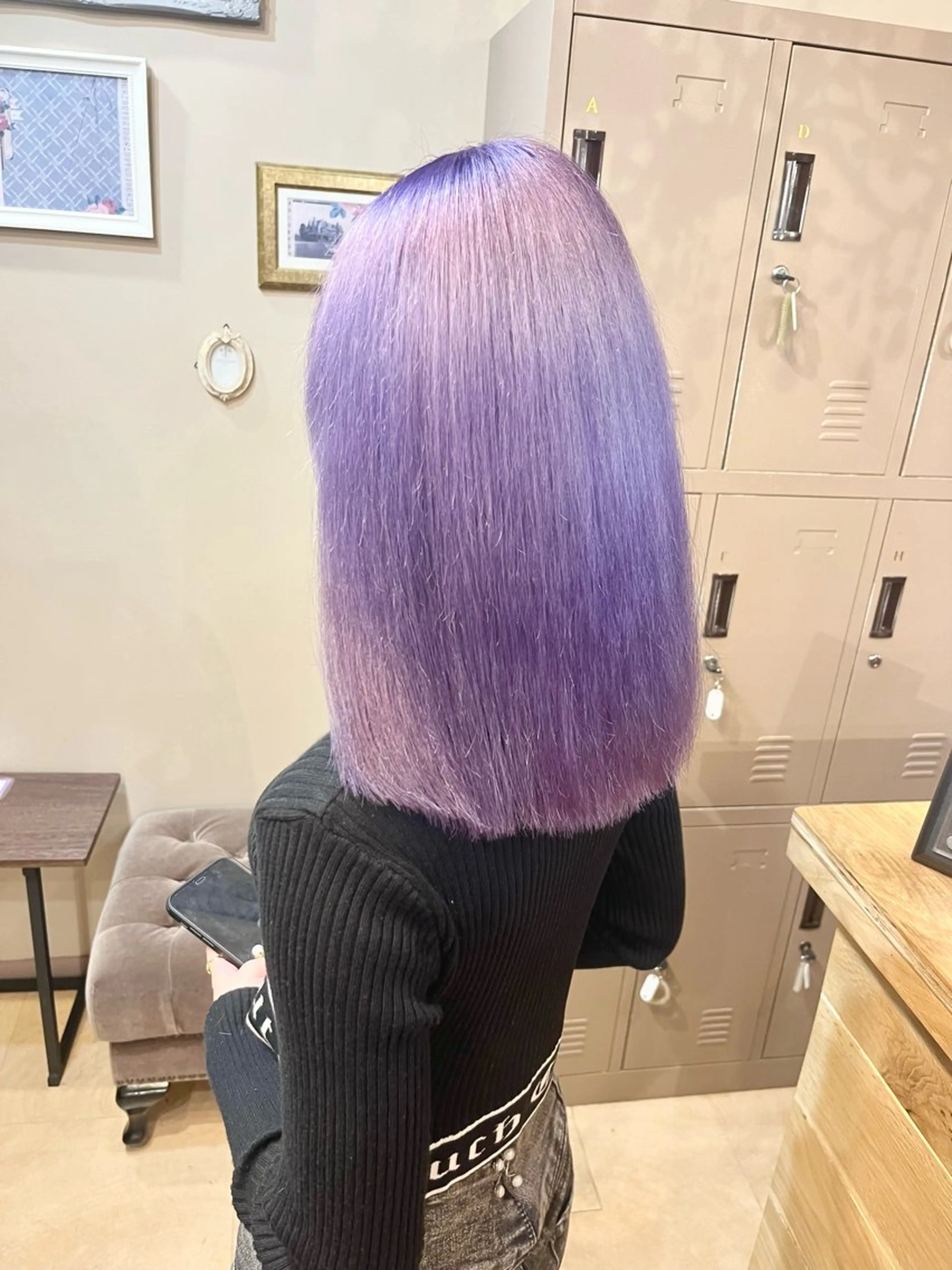 ミディアム カラー ヘアカラー トリートメント S.BLOOM 川崎 翔哉のヘアスタイル