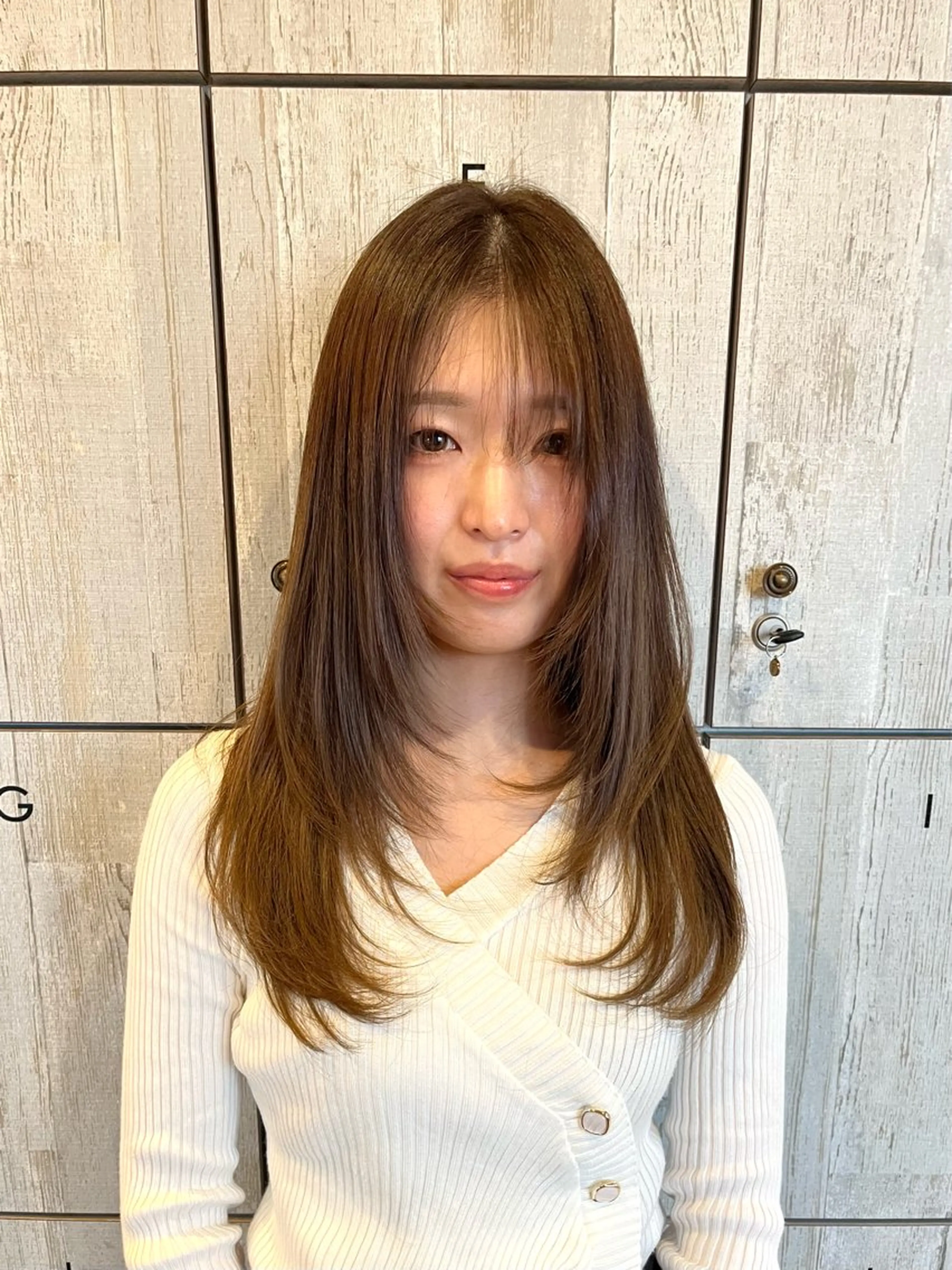 ロング カラー カット ヘアカラー トリートメント ♡ナナコ♡ レイヤー/艶髪のヘアスタイル