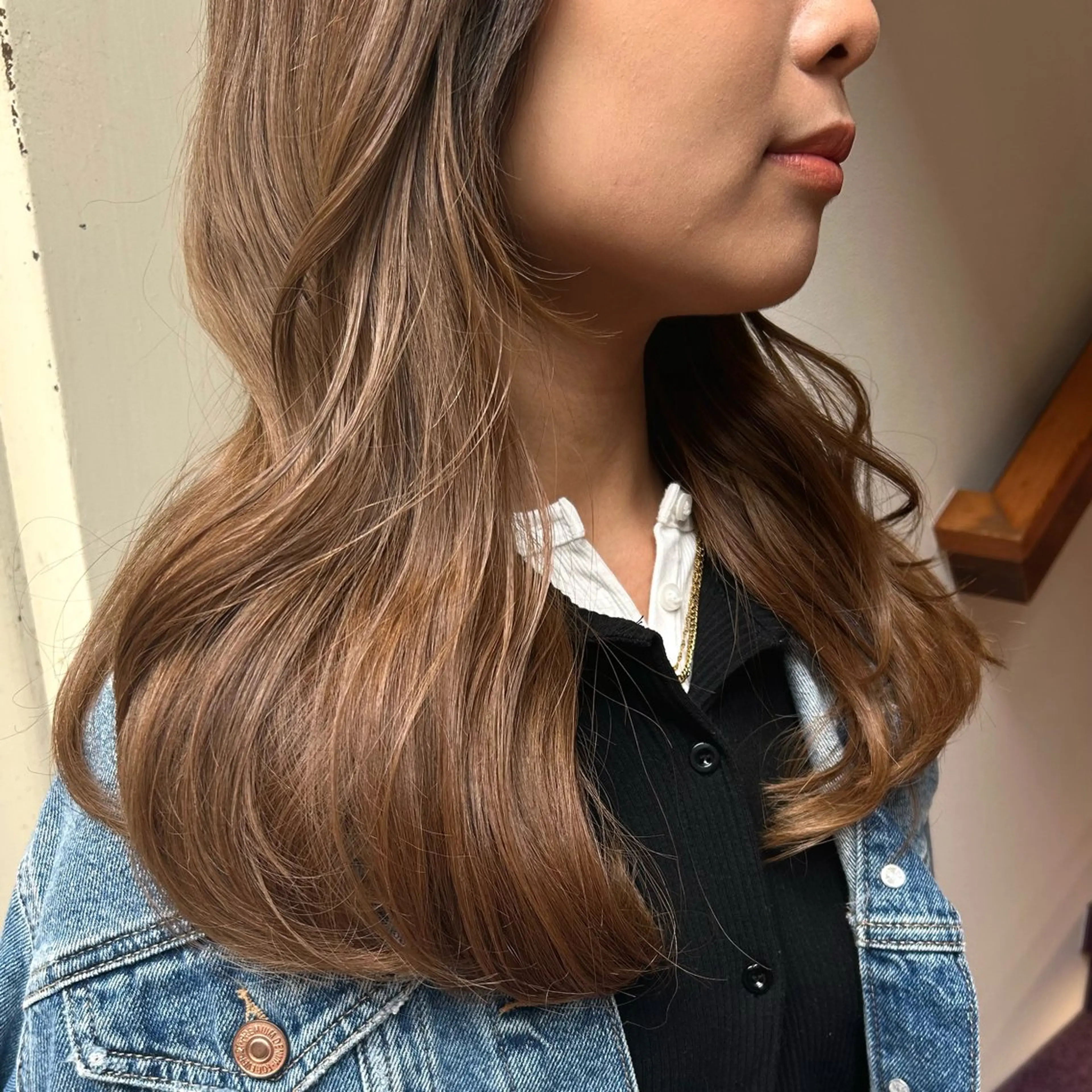 セミロング レイヤーカット カット 大久保 たまきのヘアスタイル