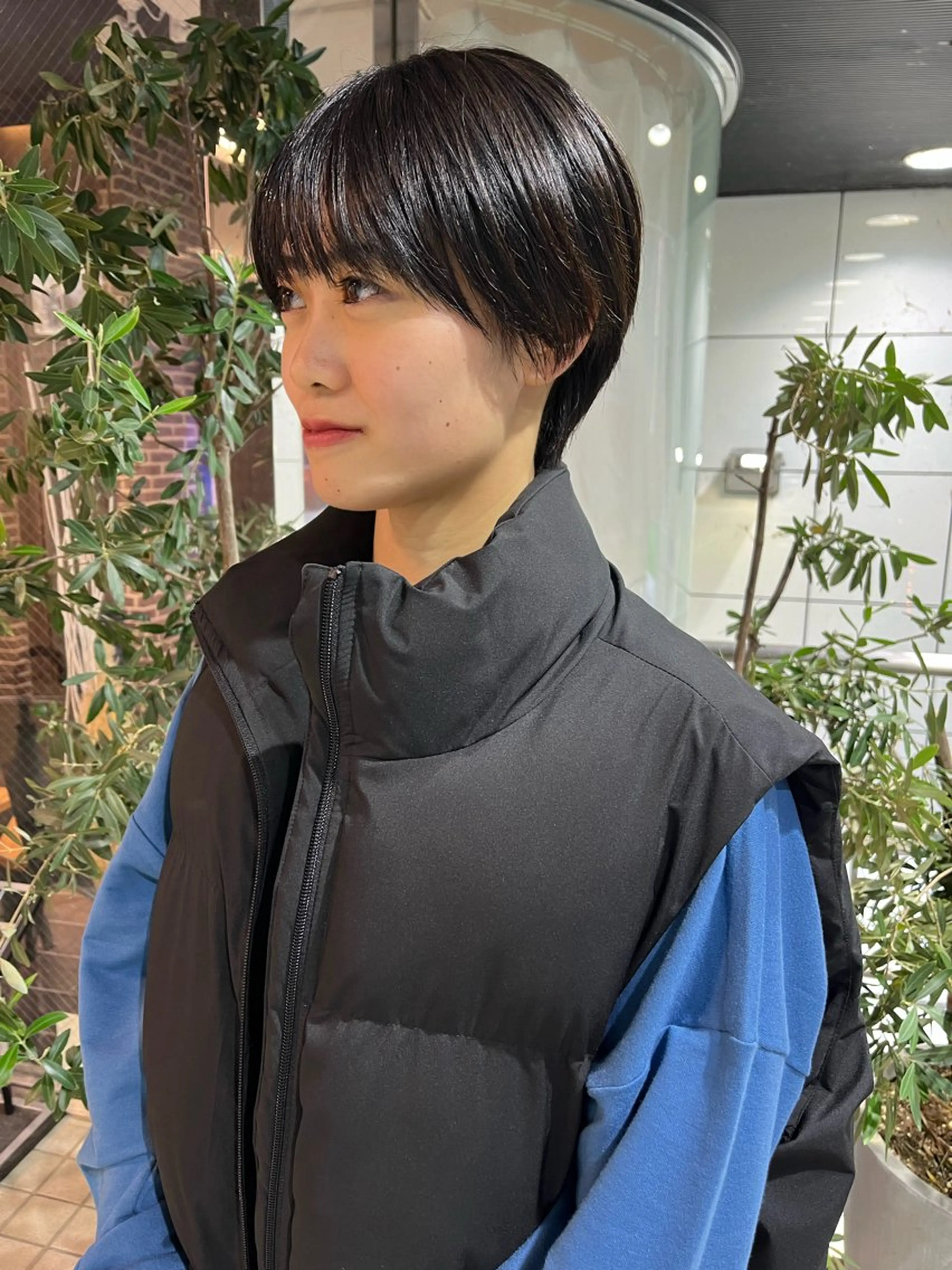 ショート ショートボブ ハンサムショート 丸みショート ボブ くびれヘア カット トリートメント カットパーマ 🌀あさみのヘアスタイル