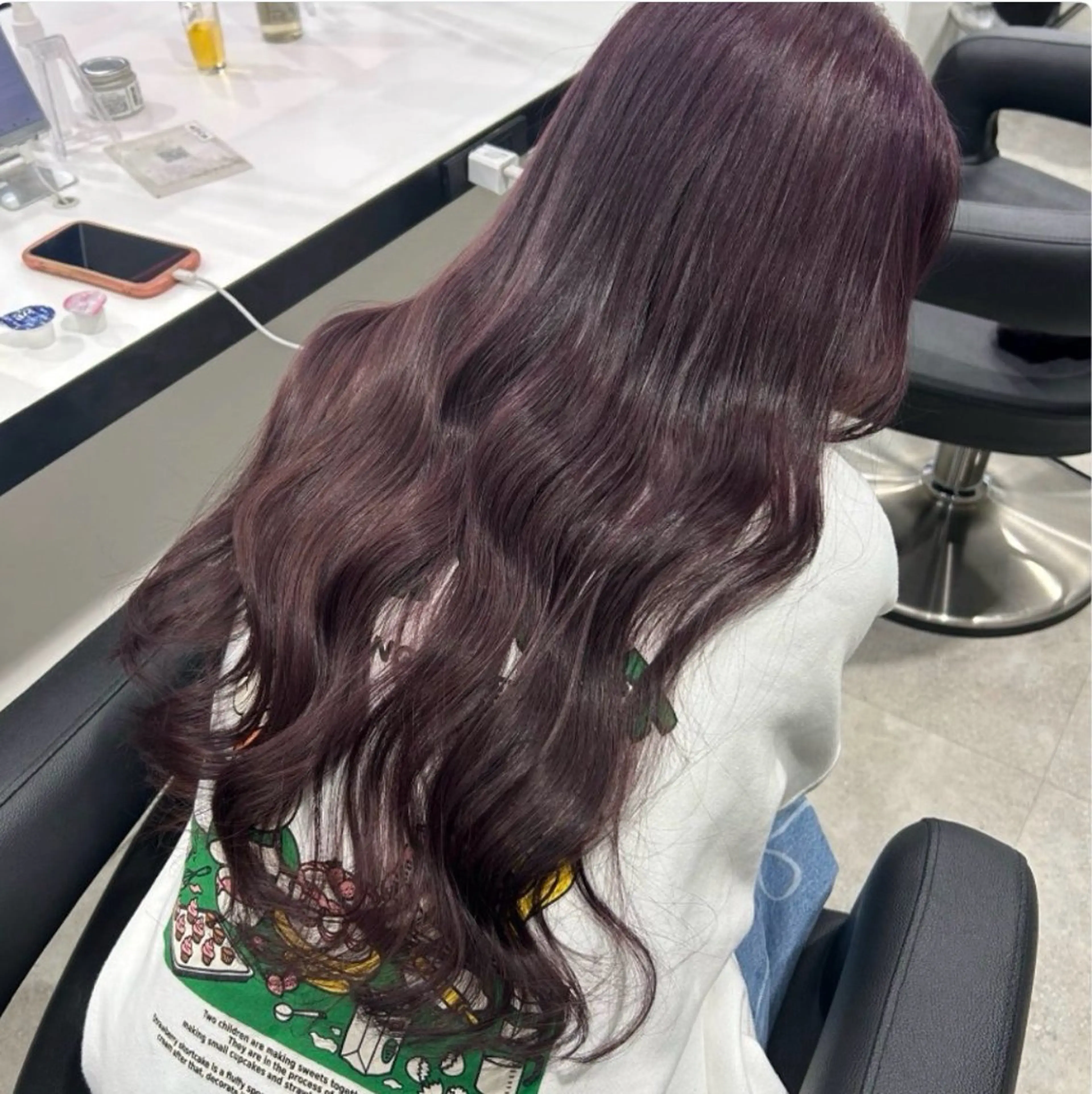 セミロング カラー ⋆✮⋆.透明感カラー sana🧚‍♂️のヘアスタイル