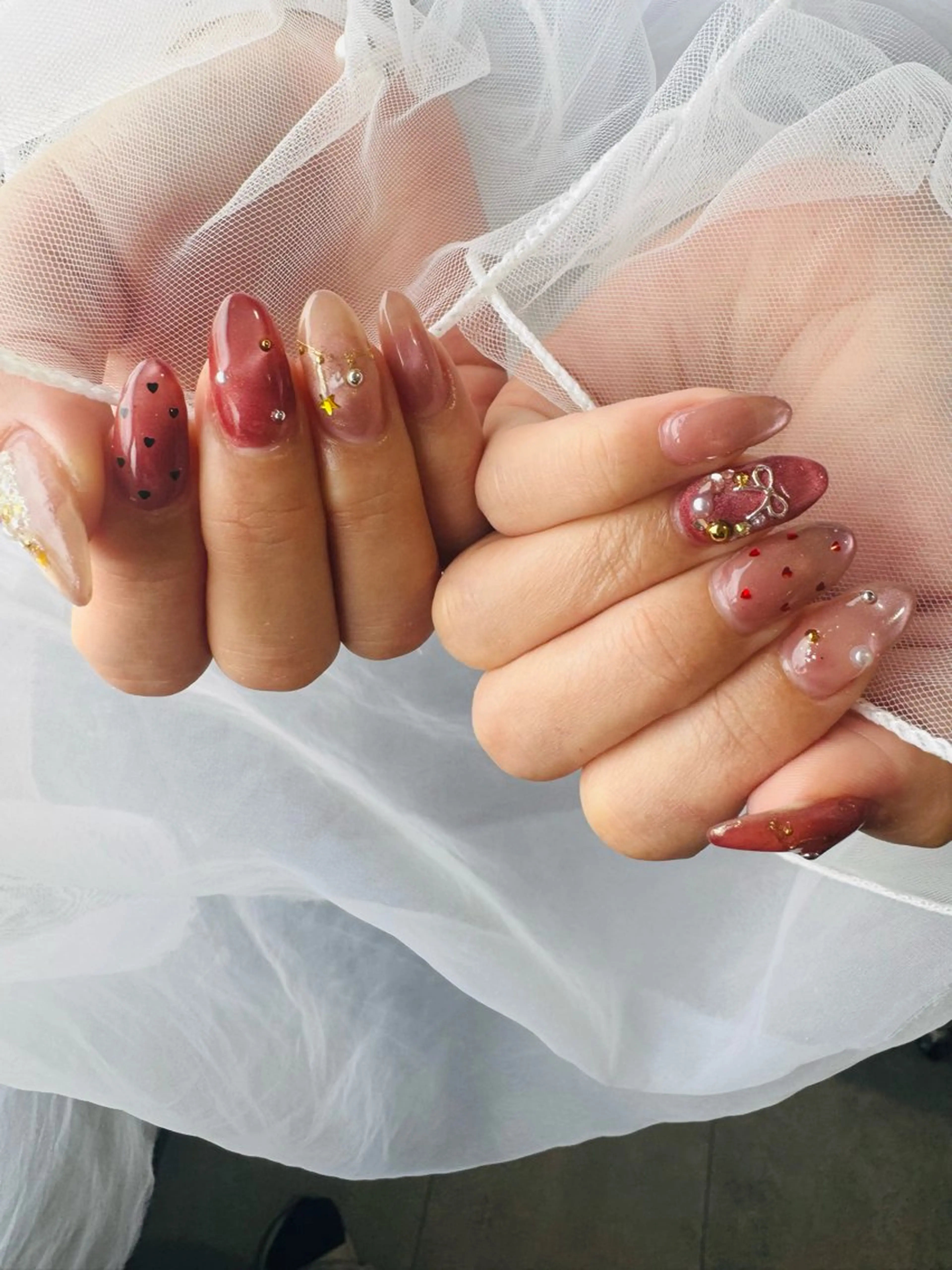 ネイル クリスマス nail salon　neige所属・向井 唯紀世のネイルデザイン