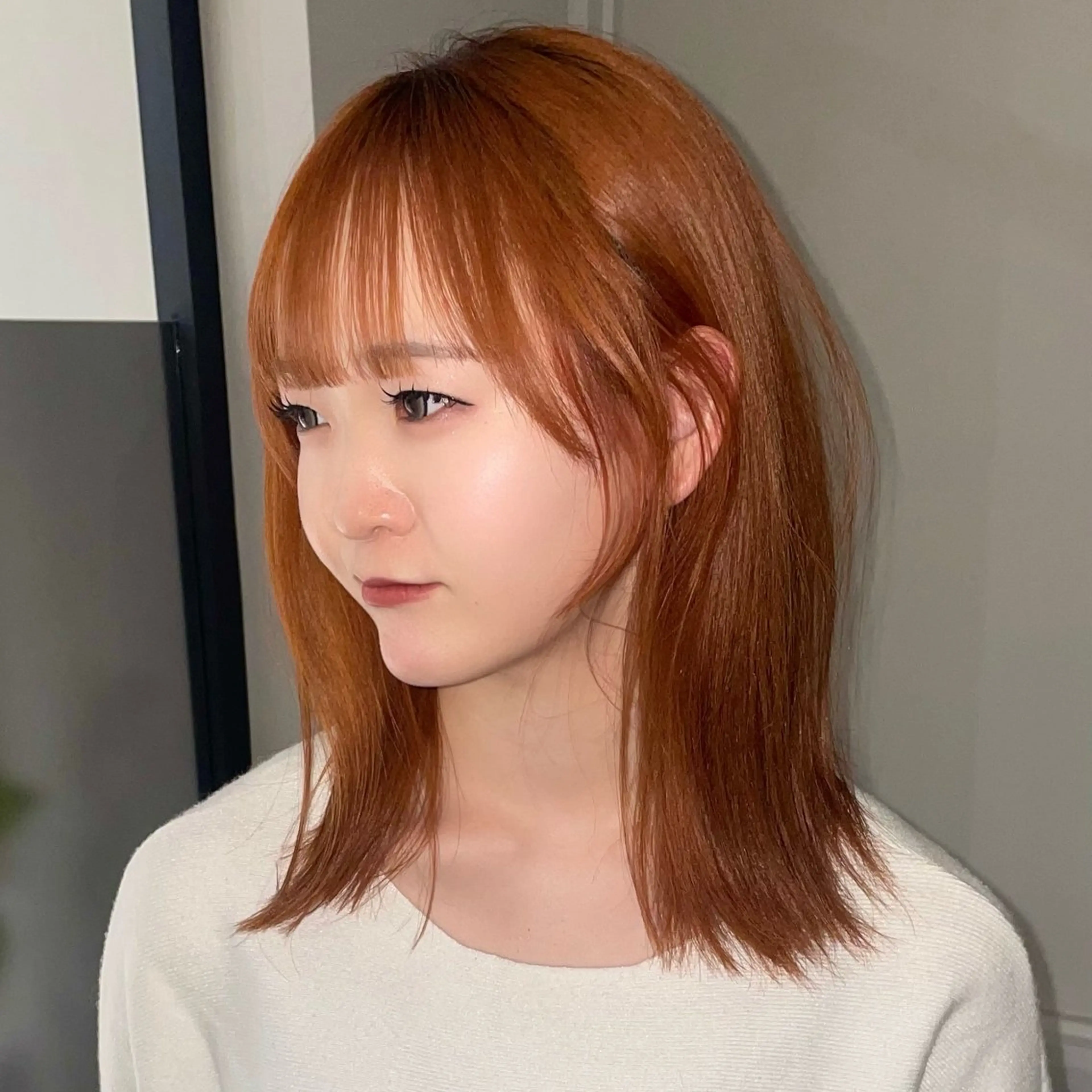 ミディアム カラー ブリーチ ヘアカラー トリートメント 💝ブリーチ ショート/れい💝のヘアスタイル