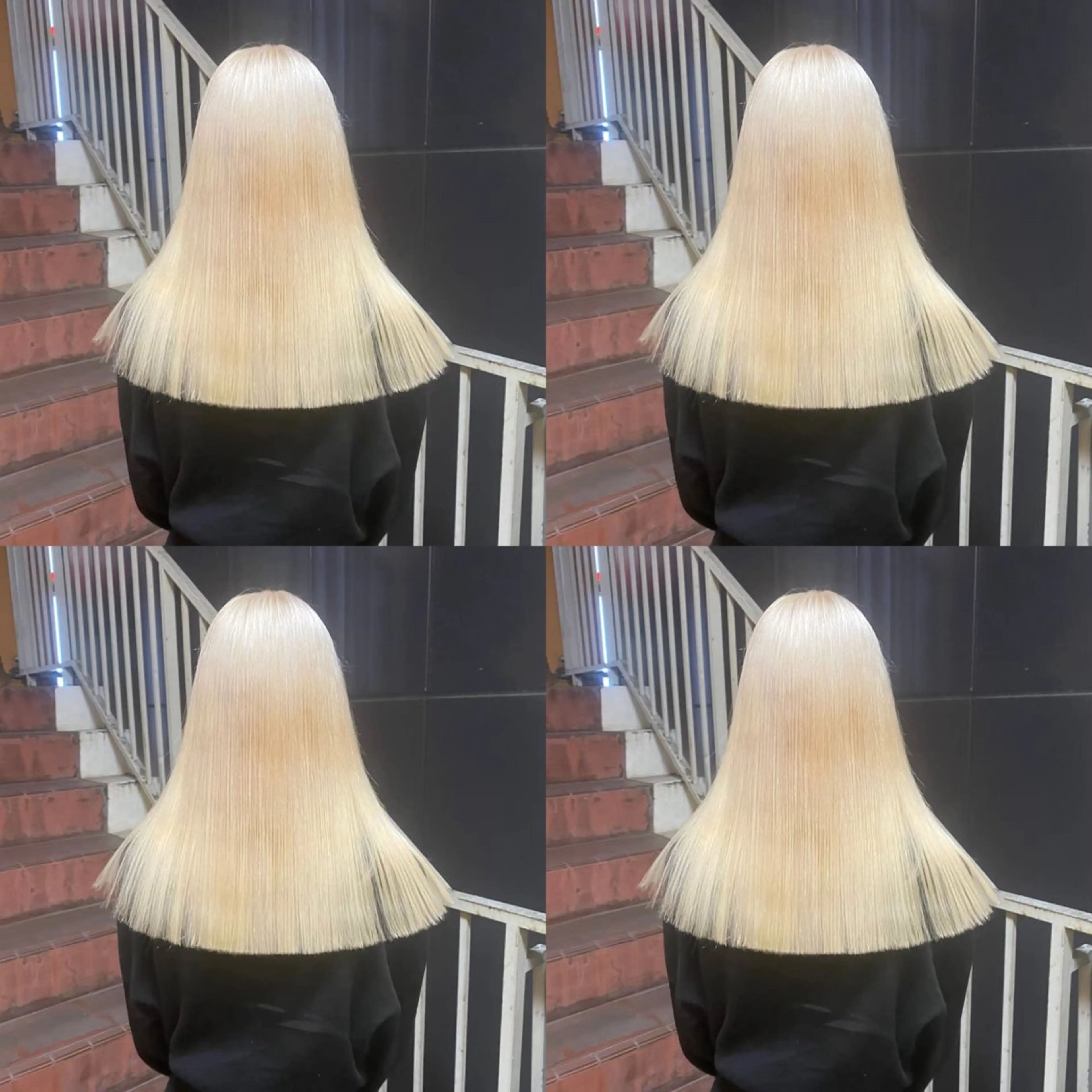 セミロング カラー ヘアアレンジ 💎韓国レイヤー ×エクステゆうま💎のヘアスタイル