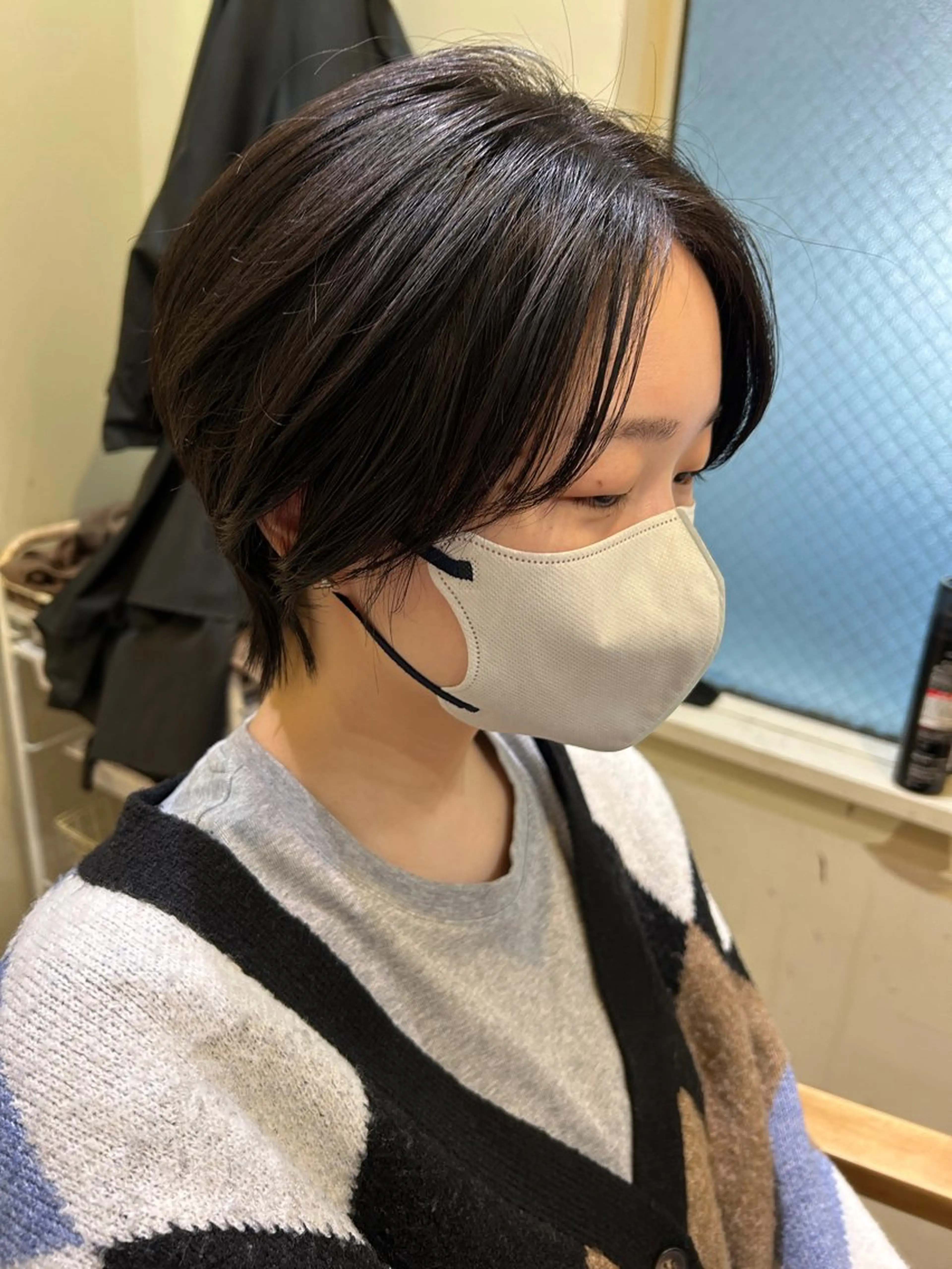 ショート カラー ヘッドスパ 久木原 ゆりのヘアスタイル