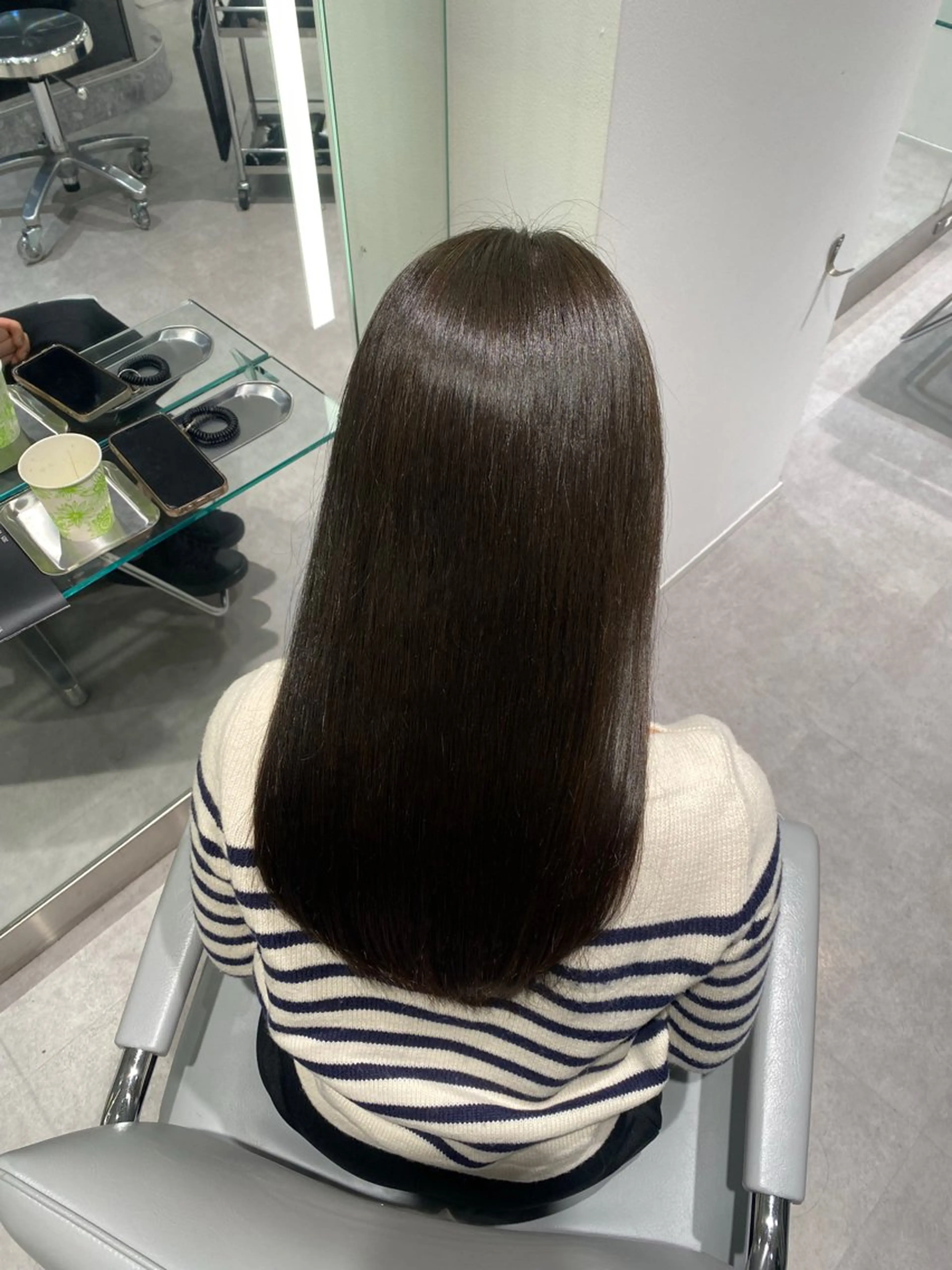 セミロング ヘアカラー 川村 歩夏のヘアスタイル