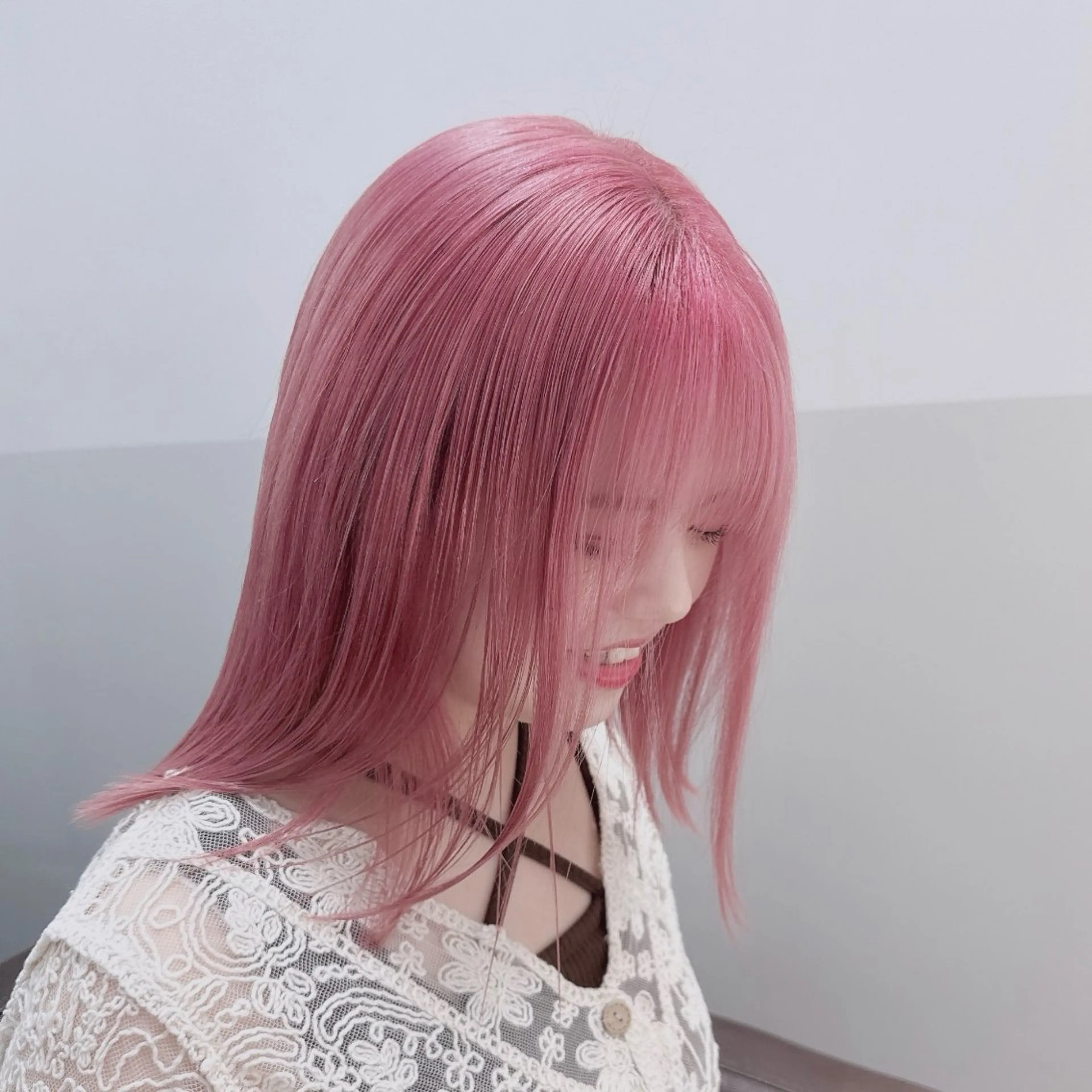 ミディアム カラー ヘアアレンジ メンズ ヘアカラー トリートメント ハイトーン美容師 MASATOのヘアスタイル