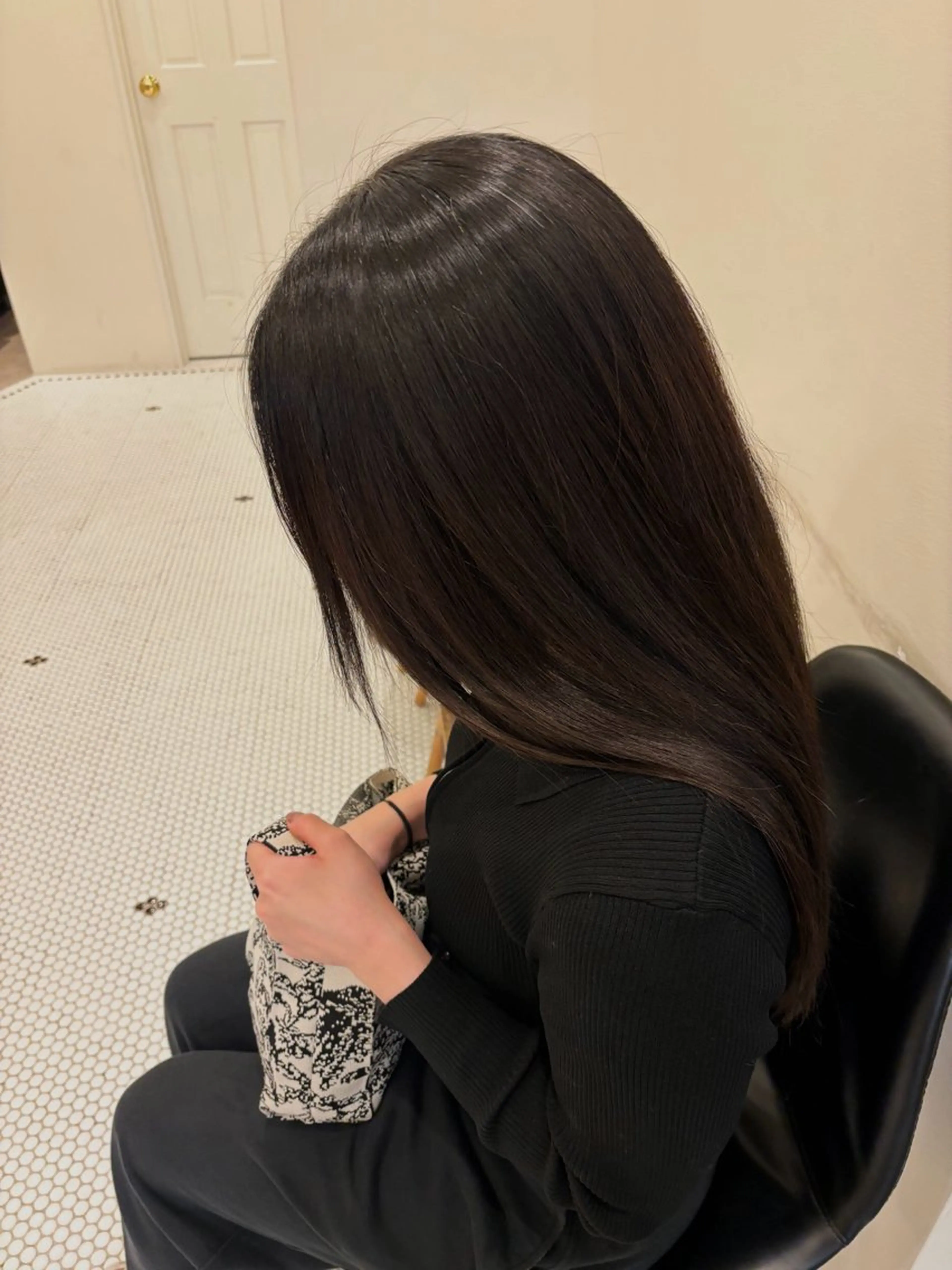 ロング よこやま なぎさのヘアスタイル