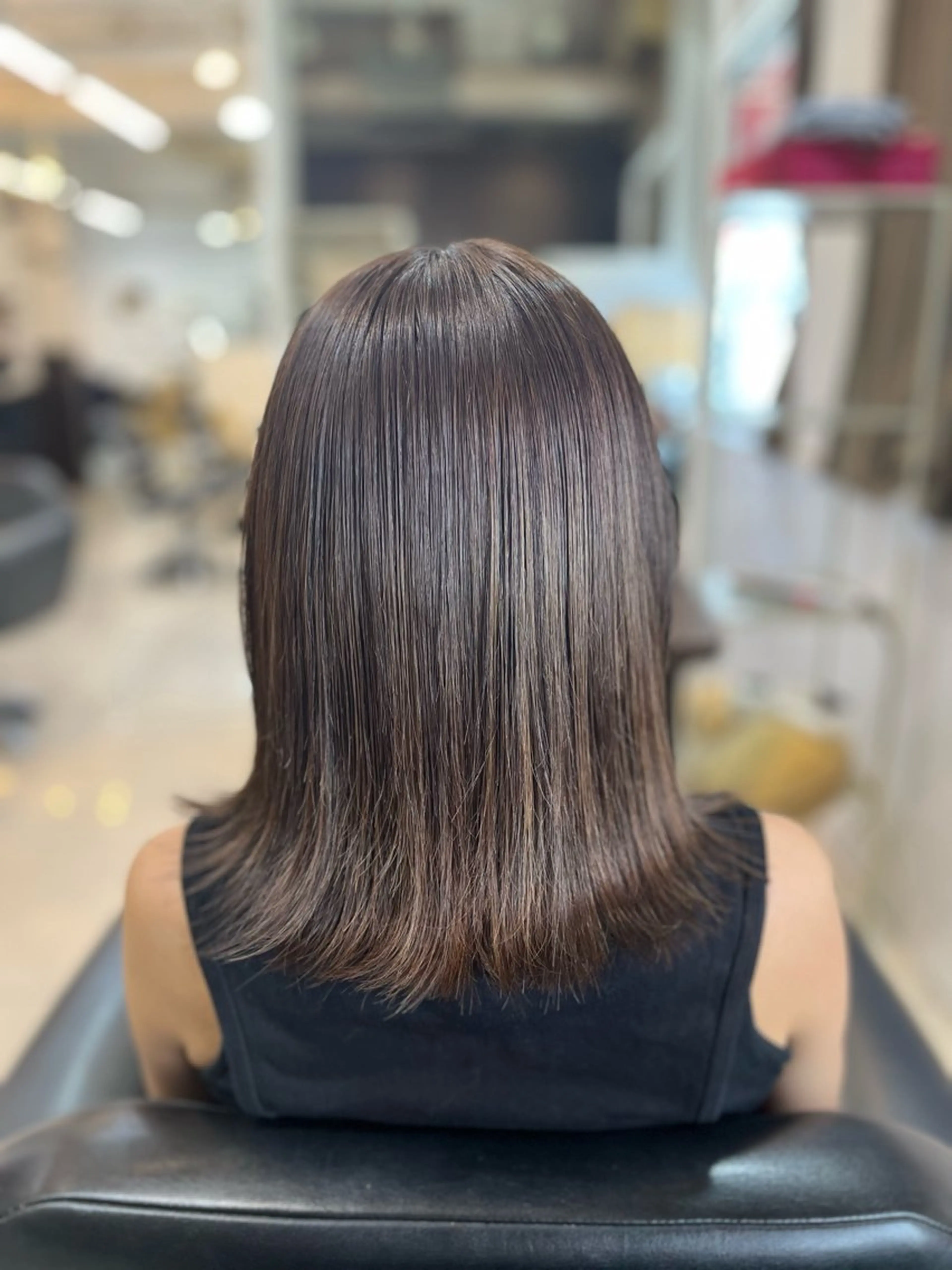 ミディアム カラー カット ヘアカラー 🍒 SANA🍒のヘアスタイル