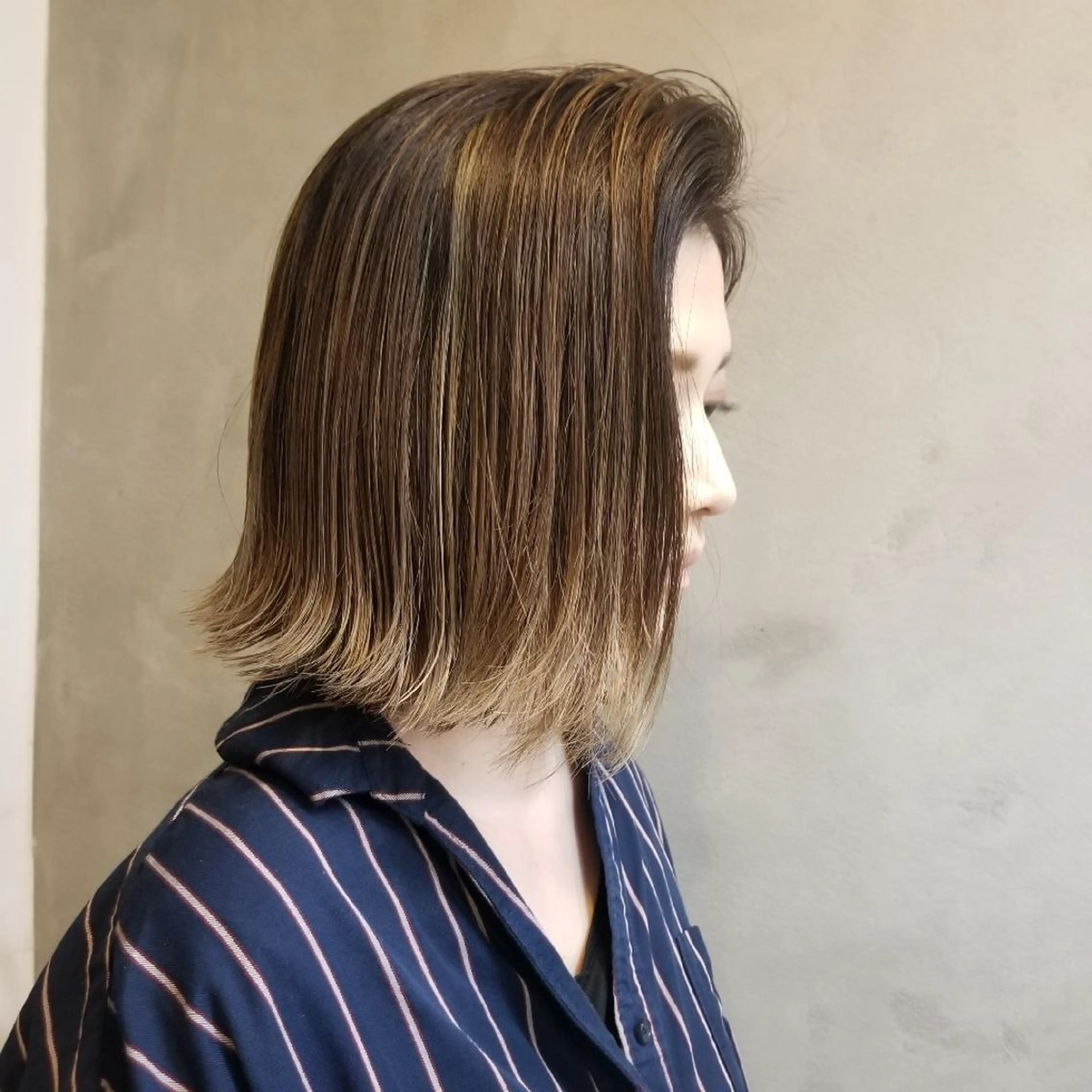 ミディアム Le Lien カジのヘアスタイル