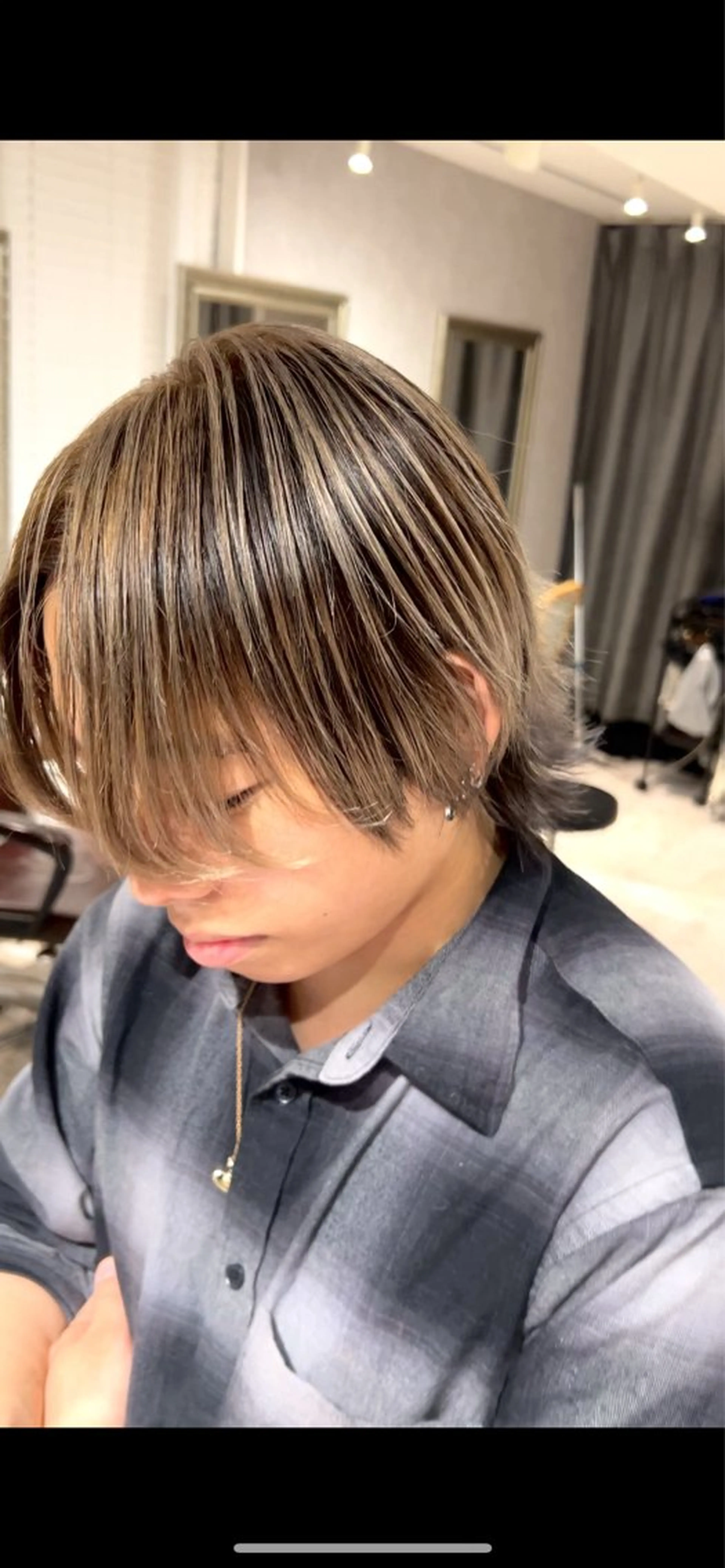 ショート カラー メンズ メンズブリーチ ブリーチ ヘアカラー ブリーチ🐰インナー ♡ハイライト♡綾🐰のヘアスタイル