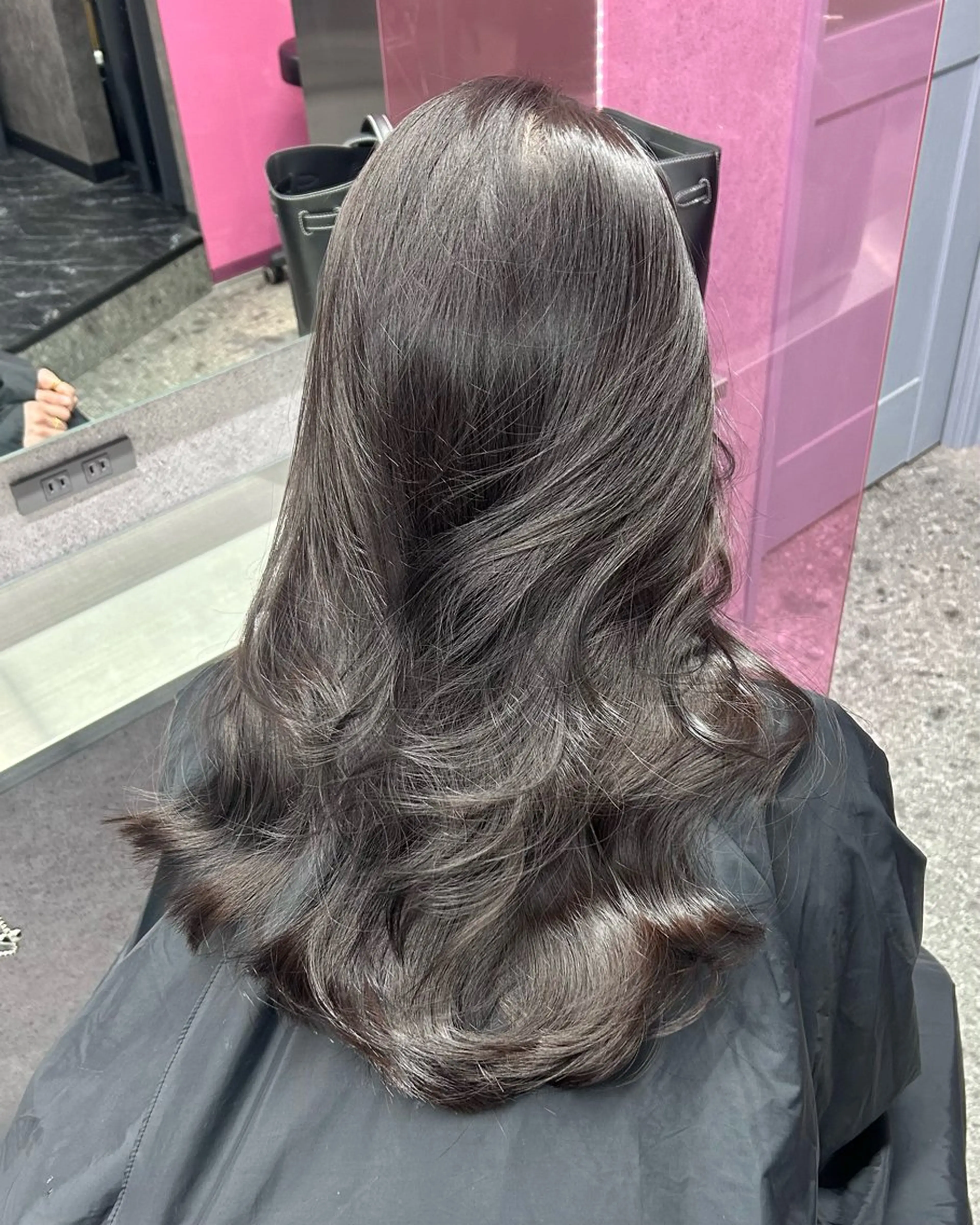 カラー グレージュ カット ヘアカラー nanaka 🤍韓国ワンホンヘアのヘアスタイル