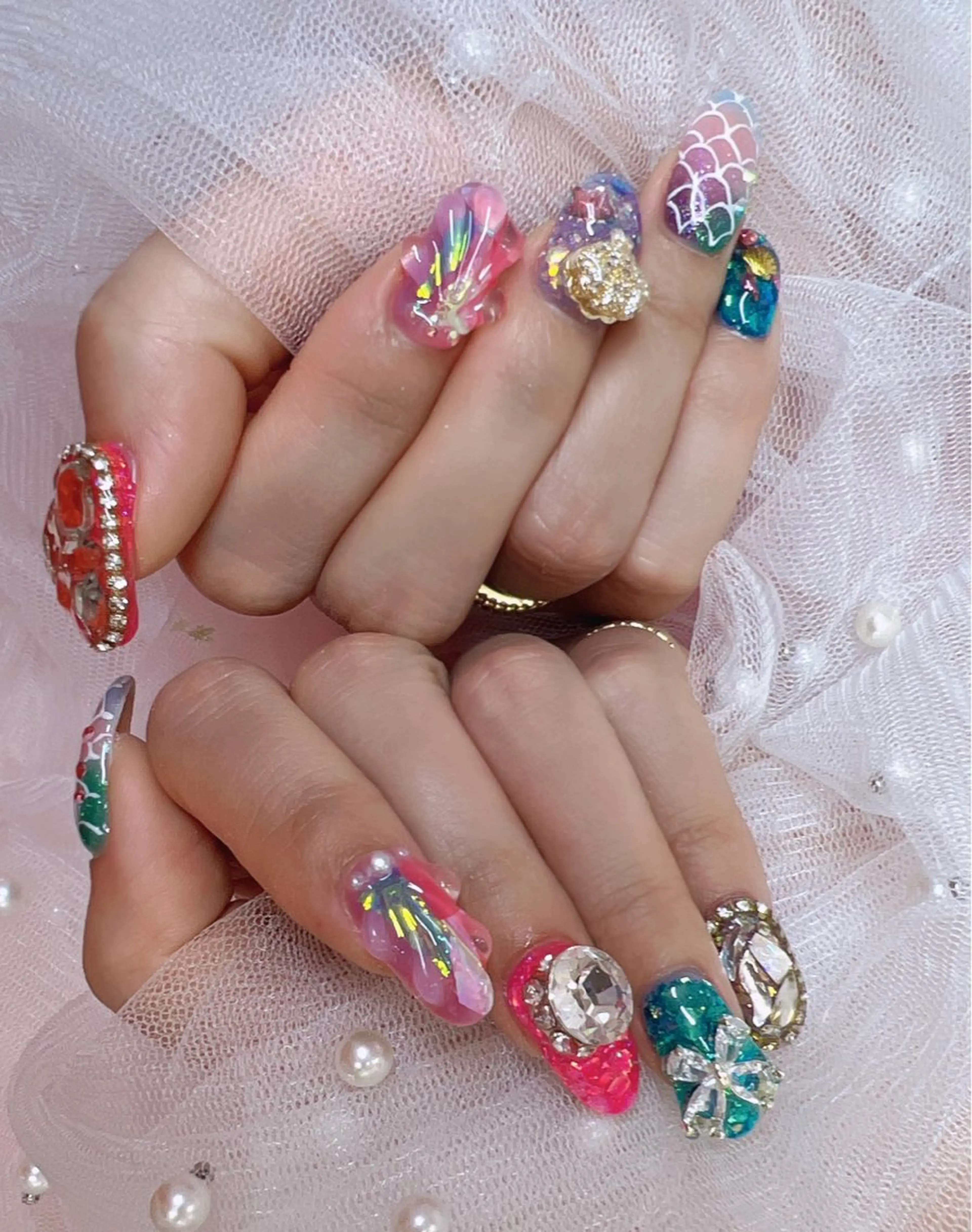 ネイル ハンドネイル ハンドケア キラー美　上野所属・キラー美 上野のネイルデザイン