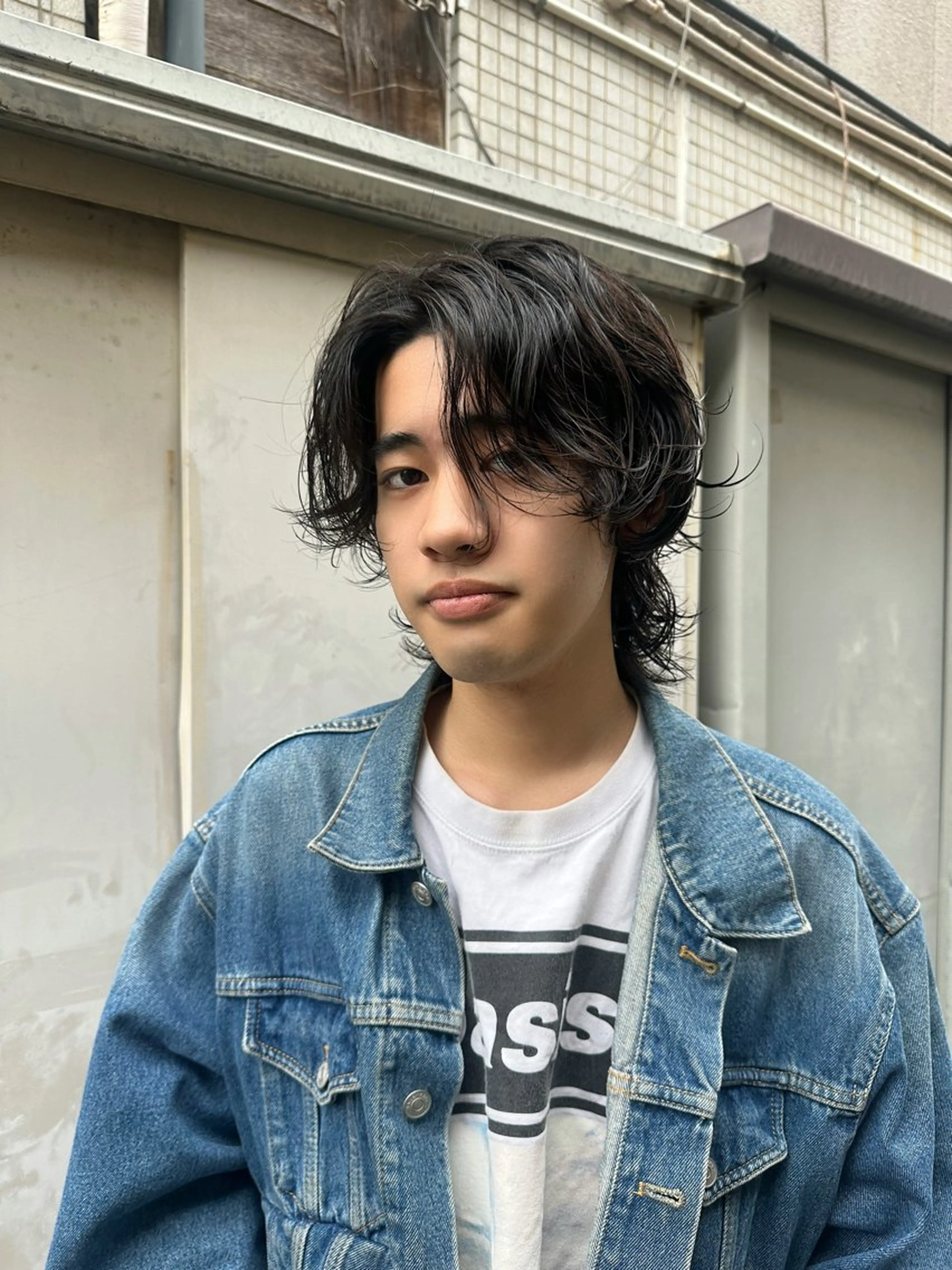 ミディアム パーマ ミディアムパーマ 原田 侑鈴のヘアスタイル