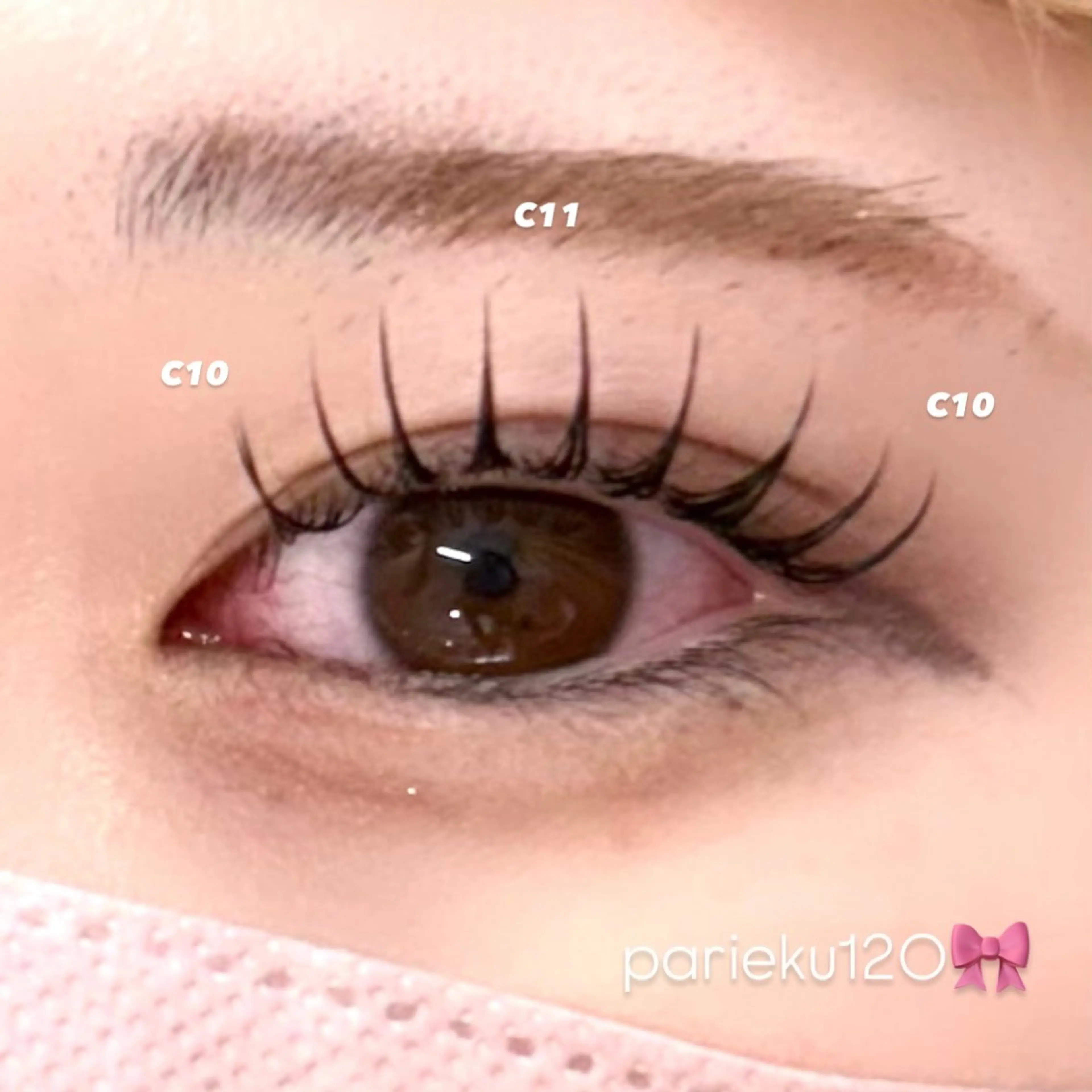 マツエク・マツパ 束感まつ毛 マツパ meg .のマツエク・マツパデザイン