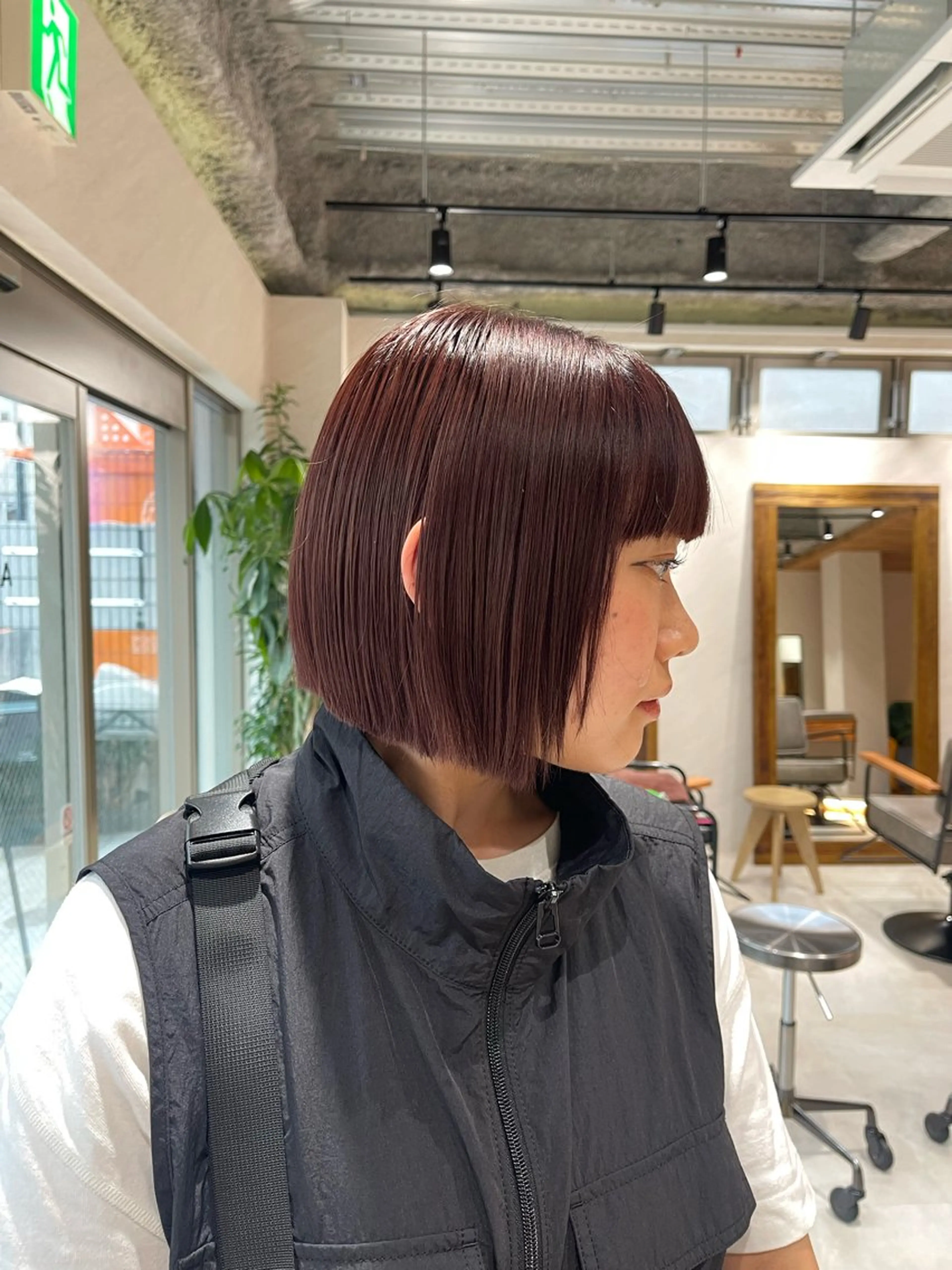 ショート カラー レッドカラー カット トリートメント 🩵ボブ/レイヤー /髪質改善🩵のヘアスタイル