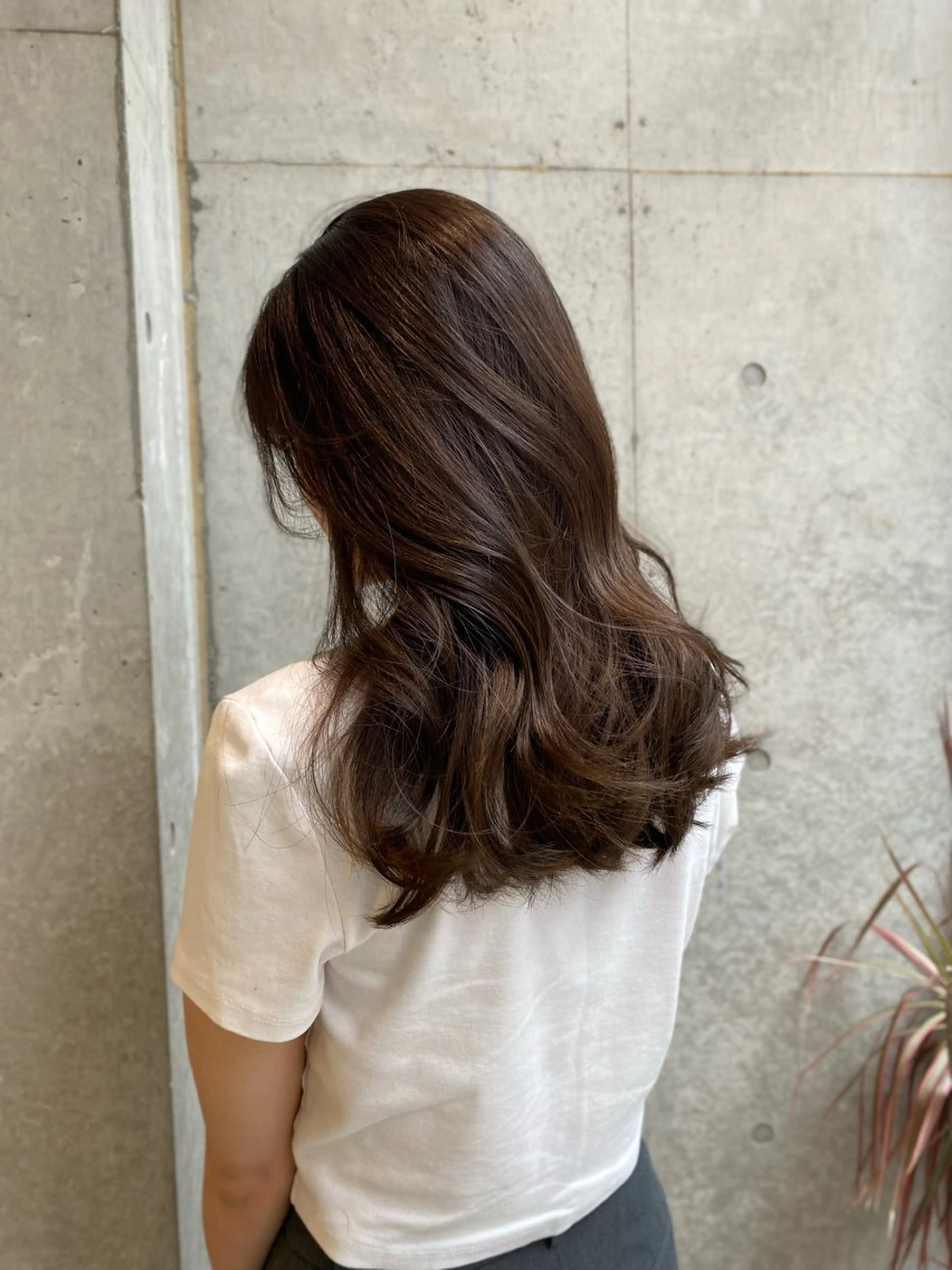 ロング カラー カット ヘアカラー トリートメント レイヤー/柔色 カラー/SAkiのヘアスタイル