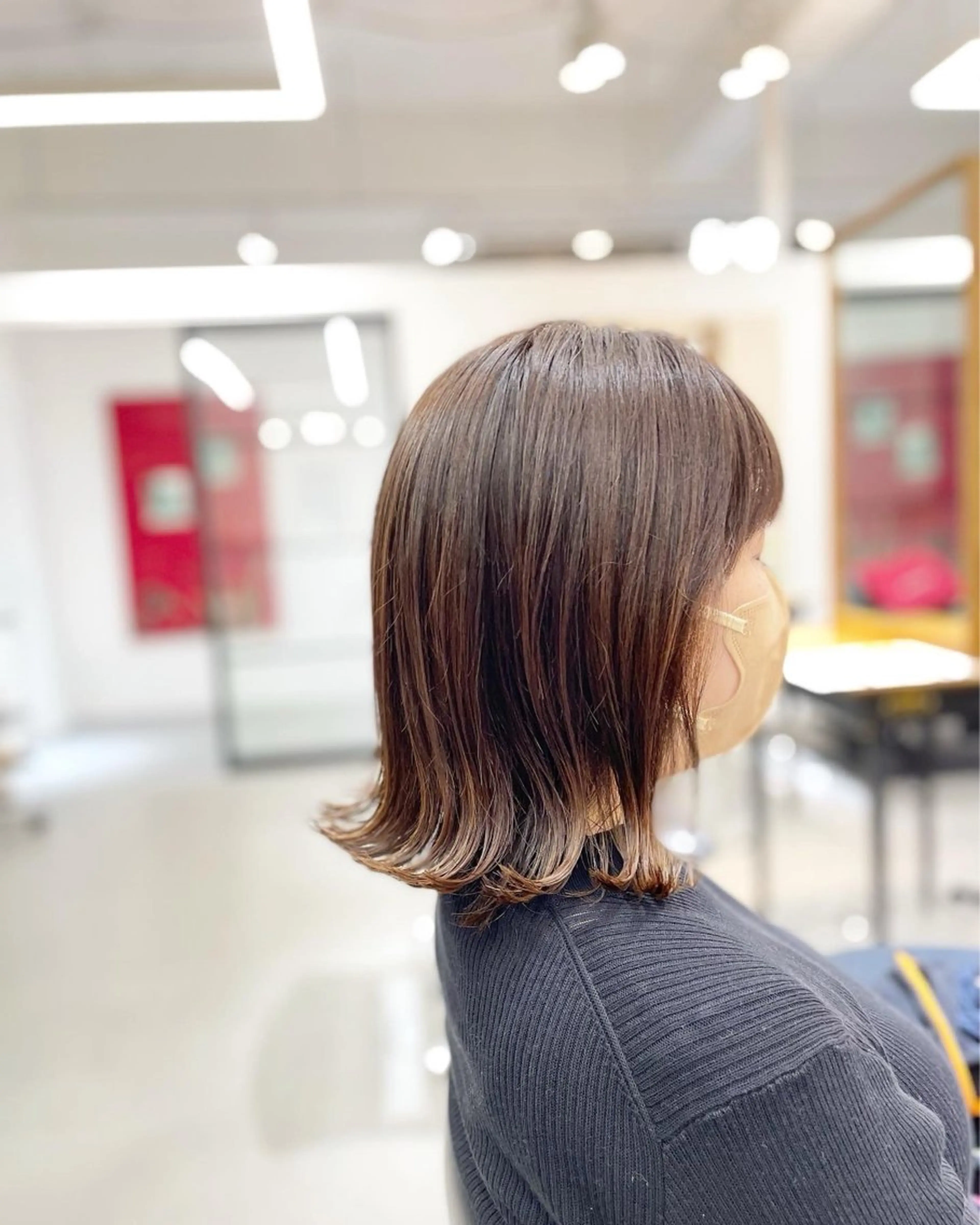 ミディアム カラー ボブ 外ハネヘア 🎀Yuika/カッ トモデル様募集中🎀のその他イメージ