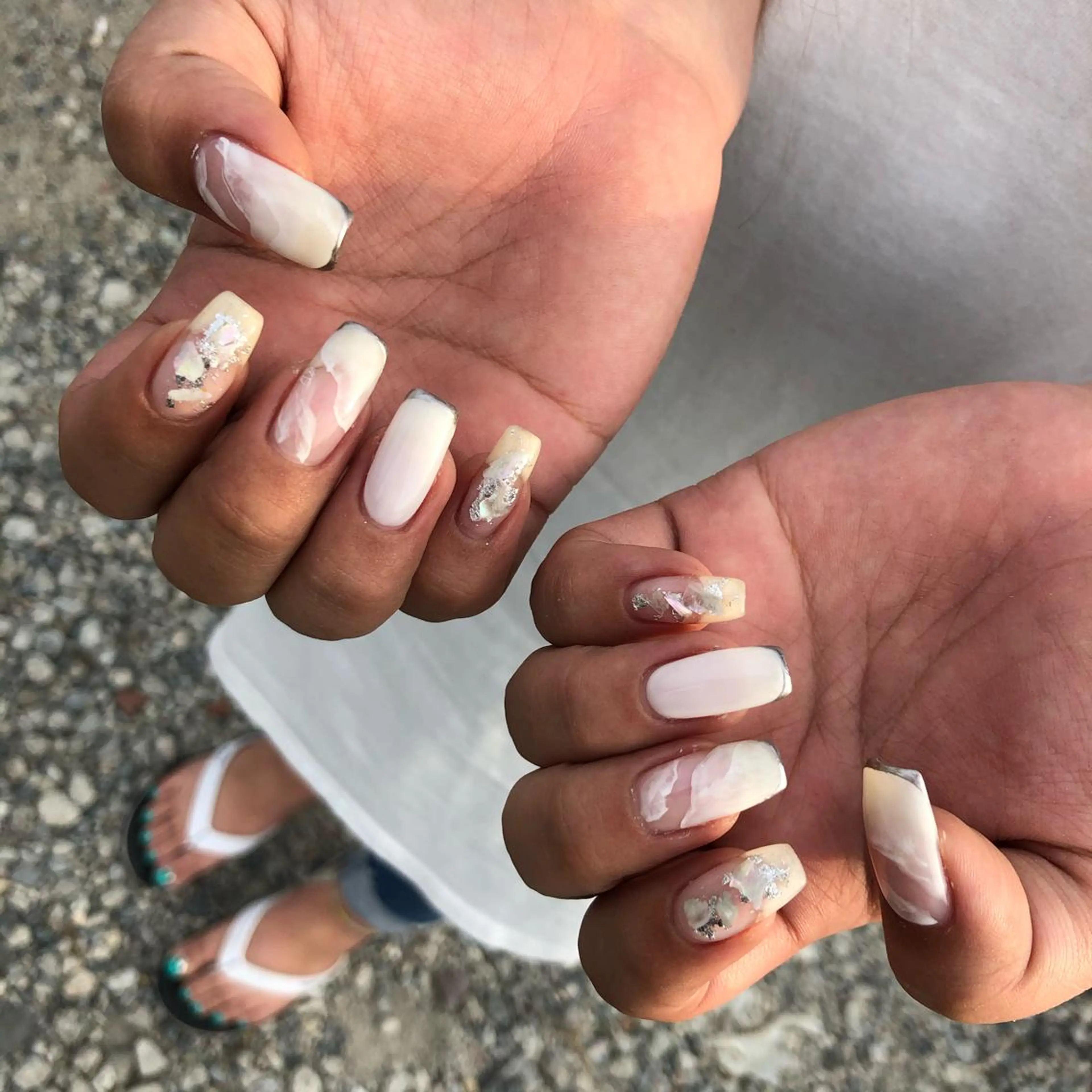 ネイル アートネイル 大理石ネイル(マーブル) nail 1997のネイルデザイン