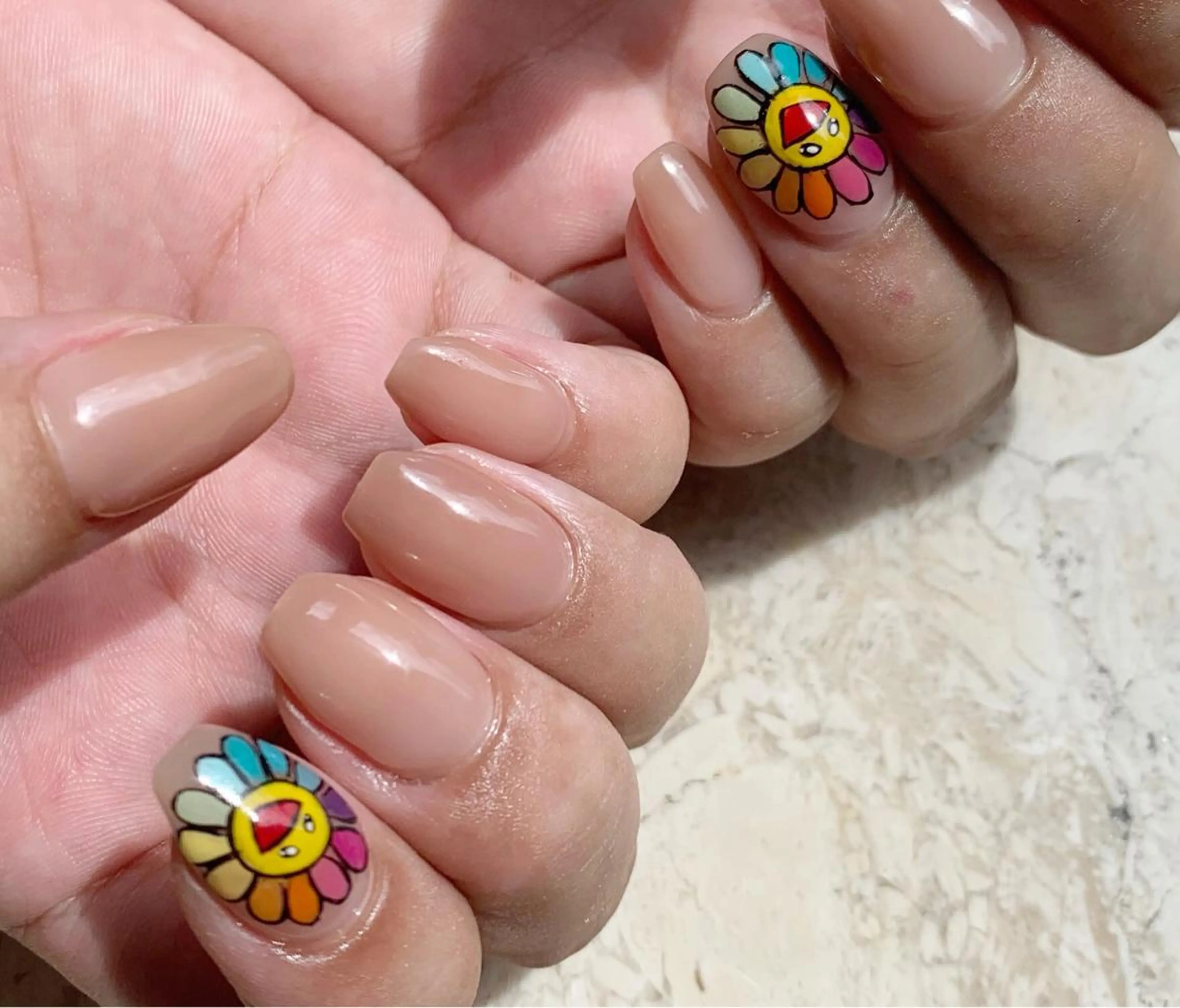 ネイル アートネイル ジェルネイル 韓国ネイル 持ち込み パラジェル ハンドネイル フットネイル nail salon mieux(ミュー)のマツエク・マツパデザイン