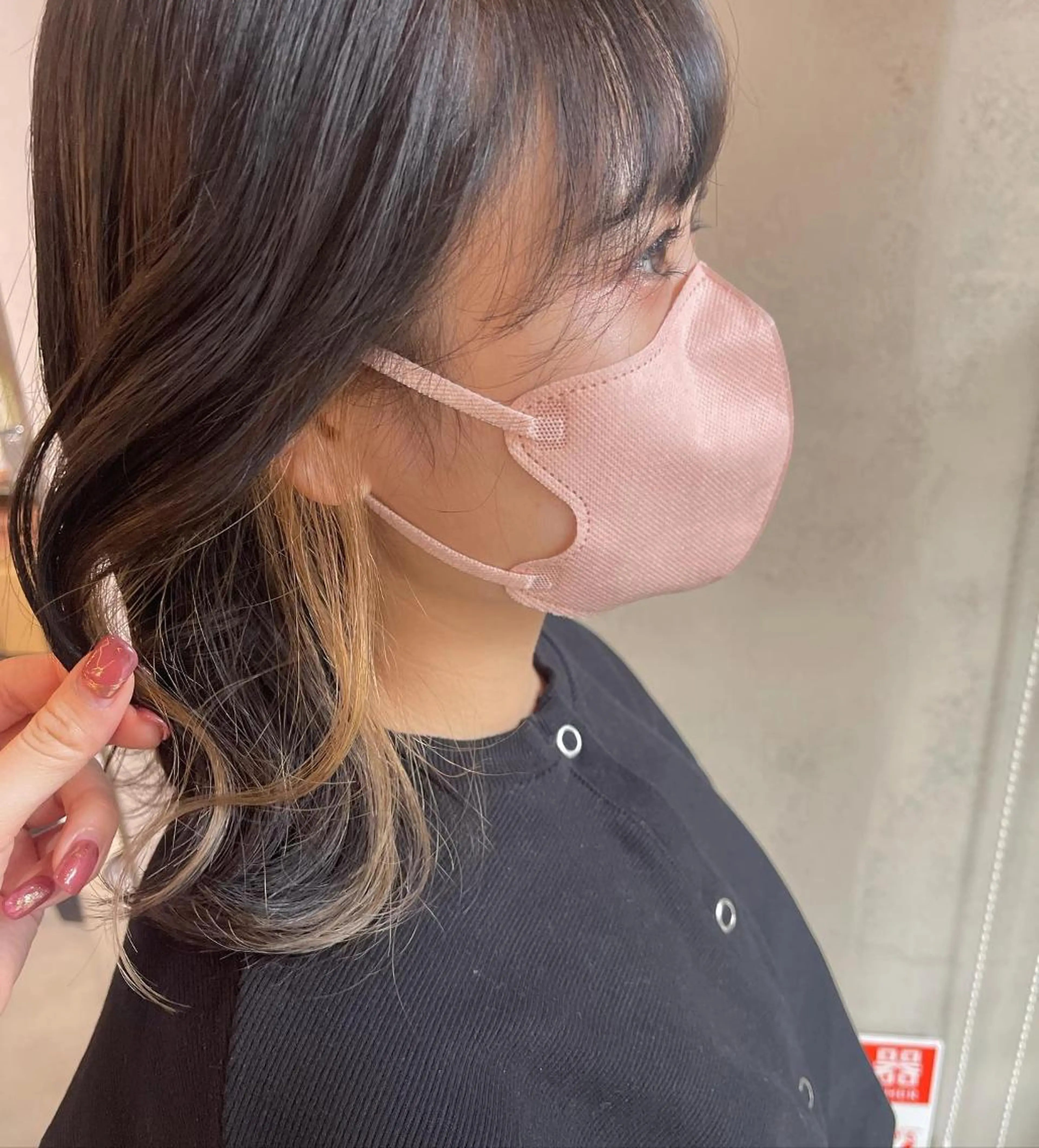 ミディアム カラー ヘアアレンジ ベージュカラー 黒髪 ブリーチ インナーカラー 髪質改善 ❥【韓国風ヘア】 stylist 林❥のエステ・リラクイメージ