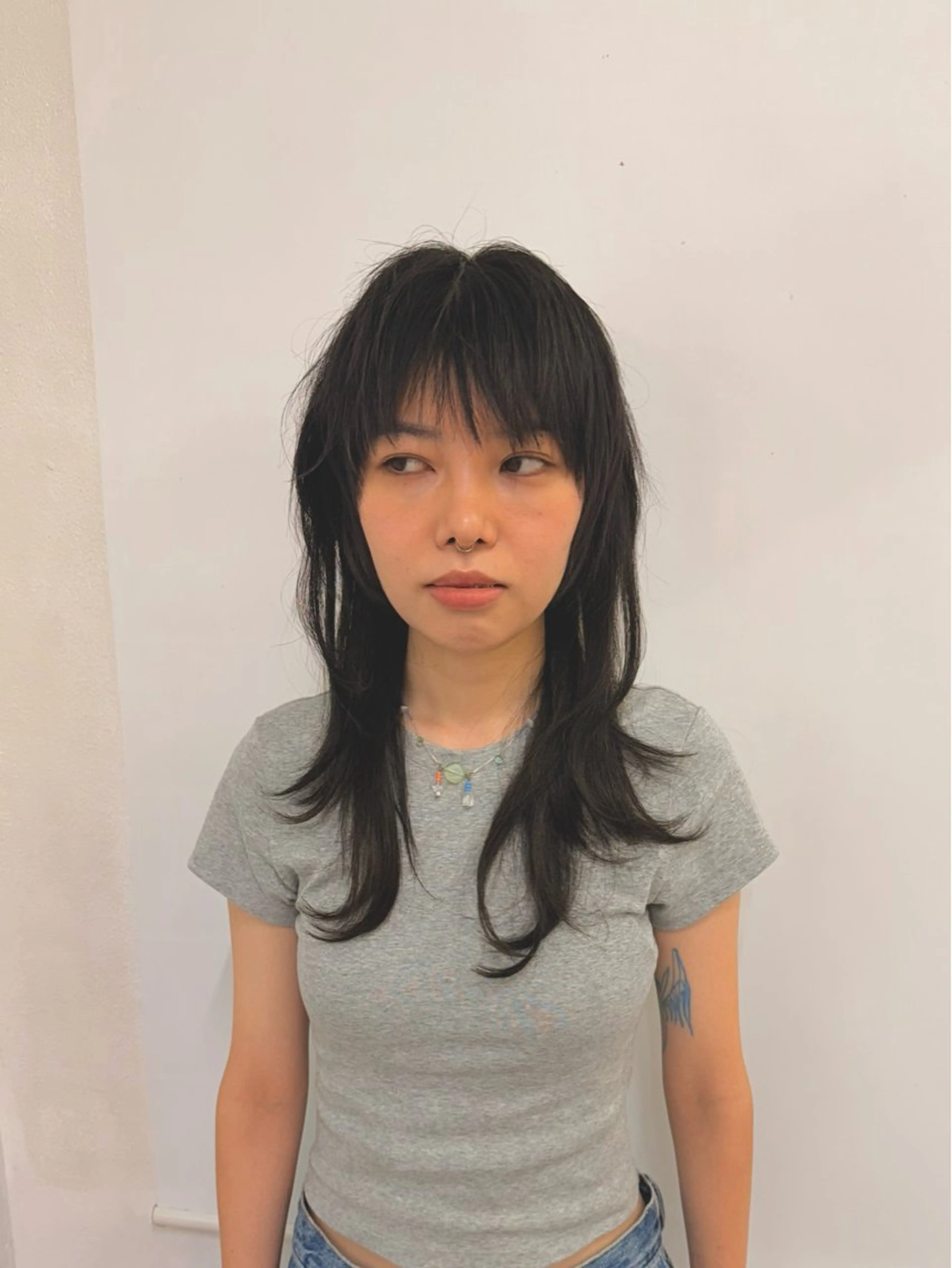 黒髪、茶髪のみ 人毛100% 編み込みエクステ ¥22000→¥12100レイヤーの写真