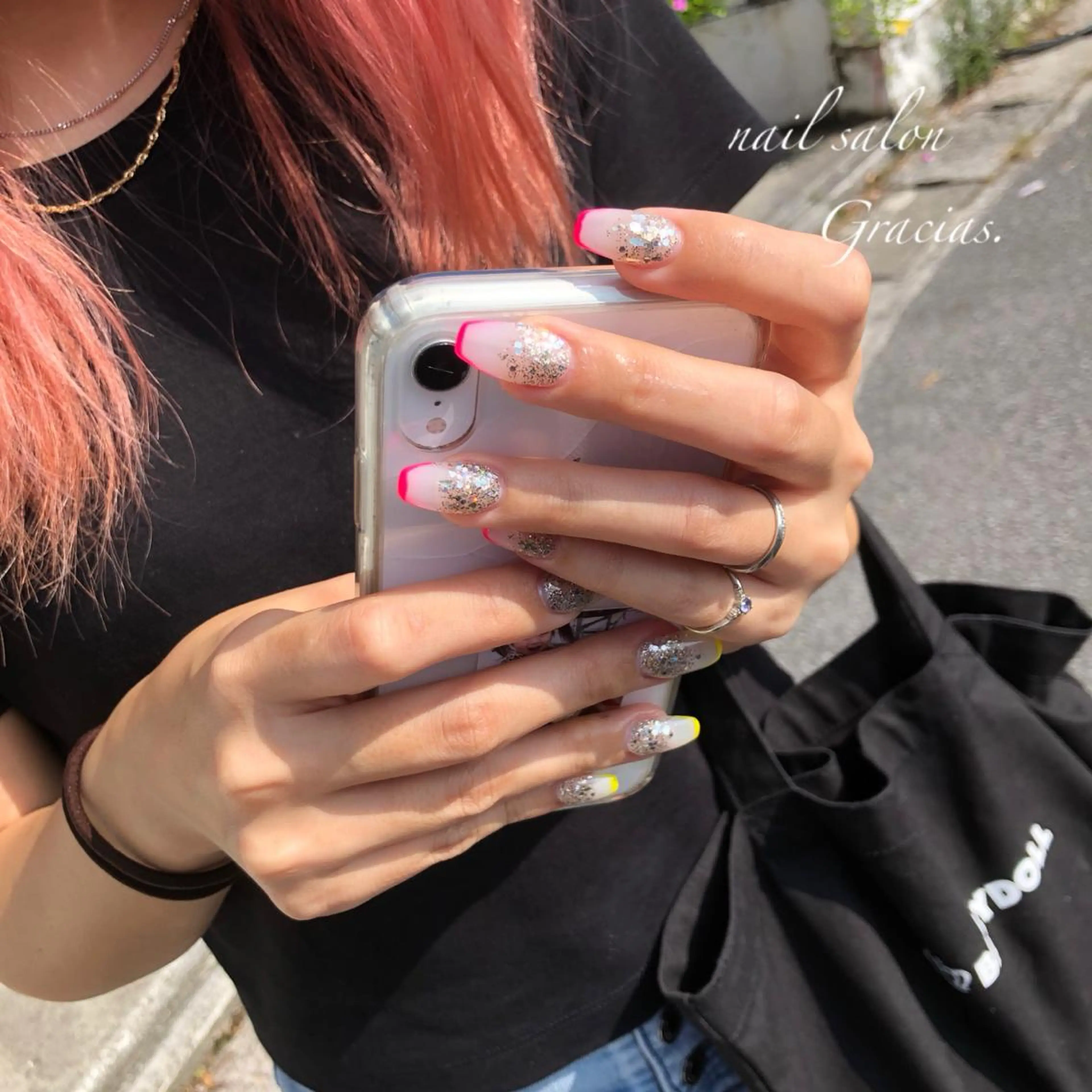 ネイル フットネイル フレンチネイル ジェルネイル ニュアンスネイル ショートネイル Gracias. rieのネイルデザイン