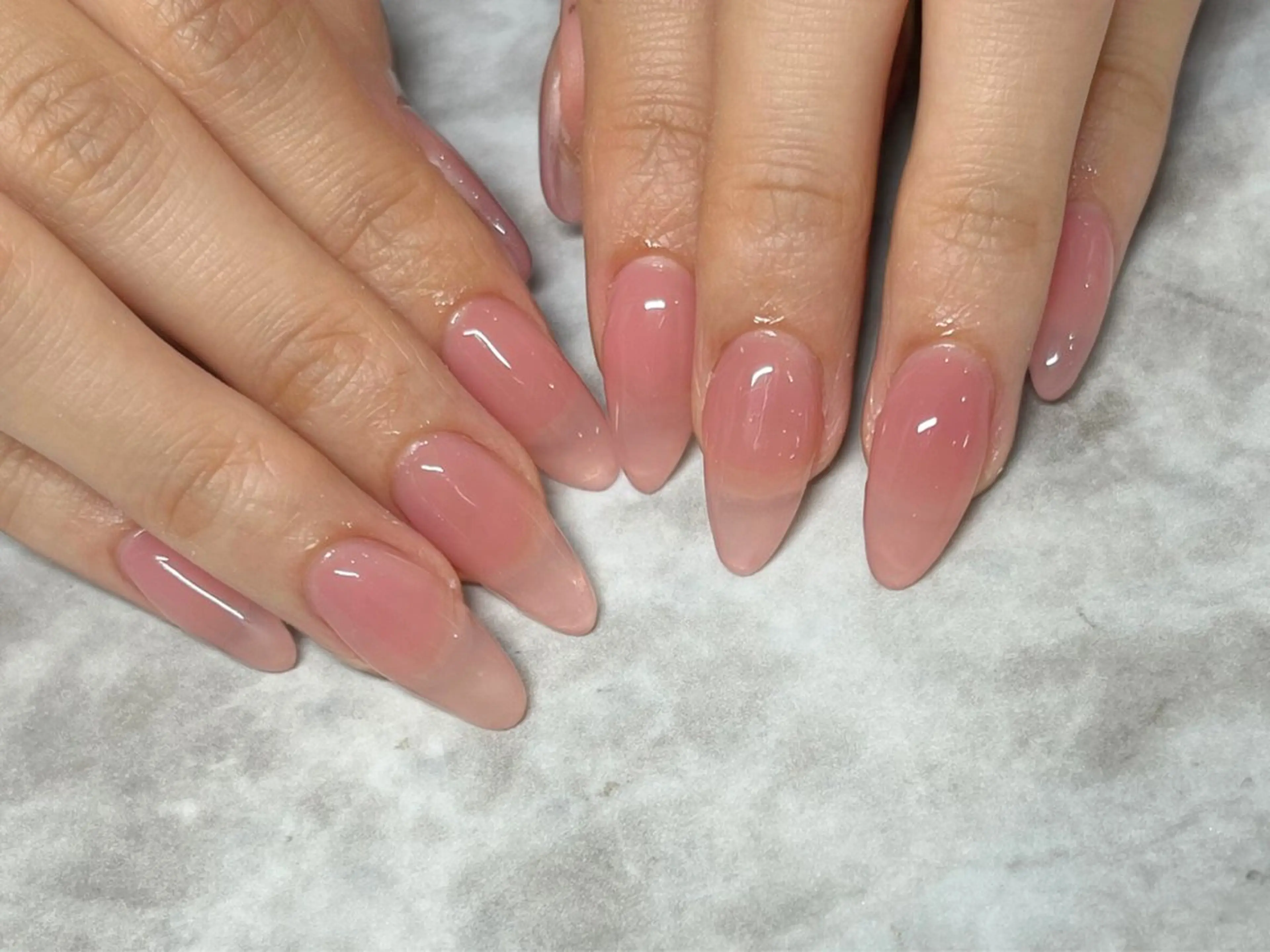 ネイル クリアネイル ハンドネイル Rich to 福岡のネイルデザイン