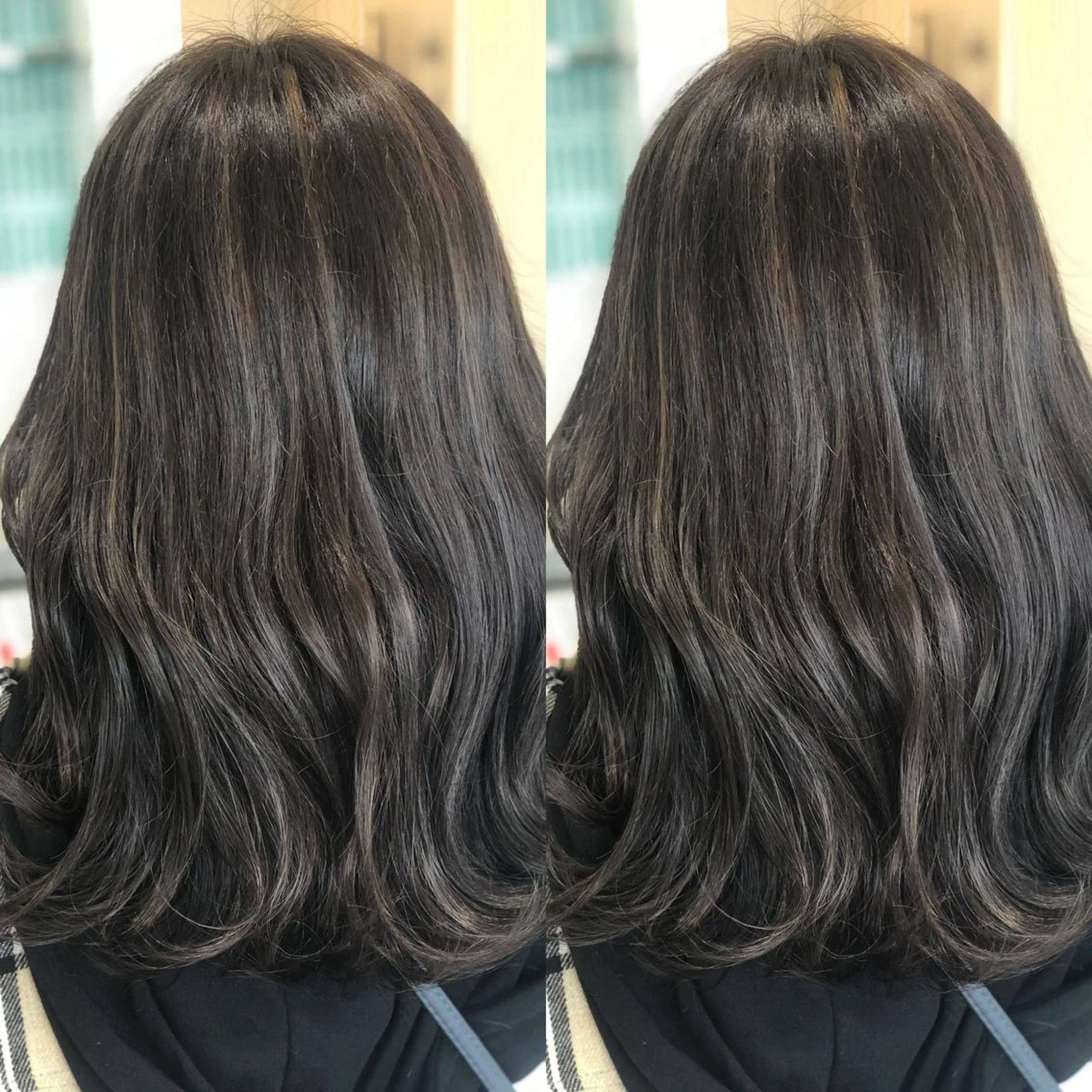 ロング カラー グレージュ ハイライトカラー ハイライト Snaly カラー特化ページのヘアスタイル