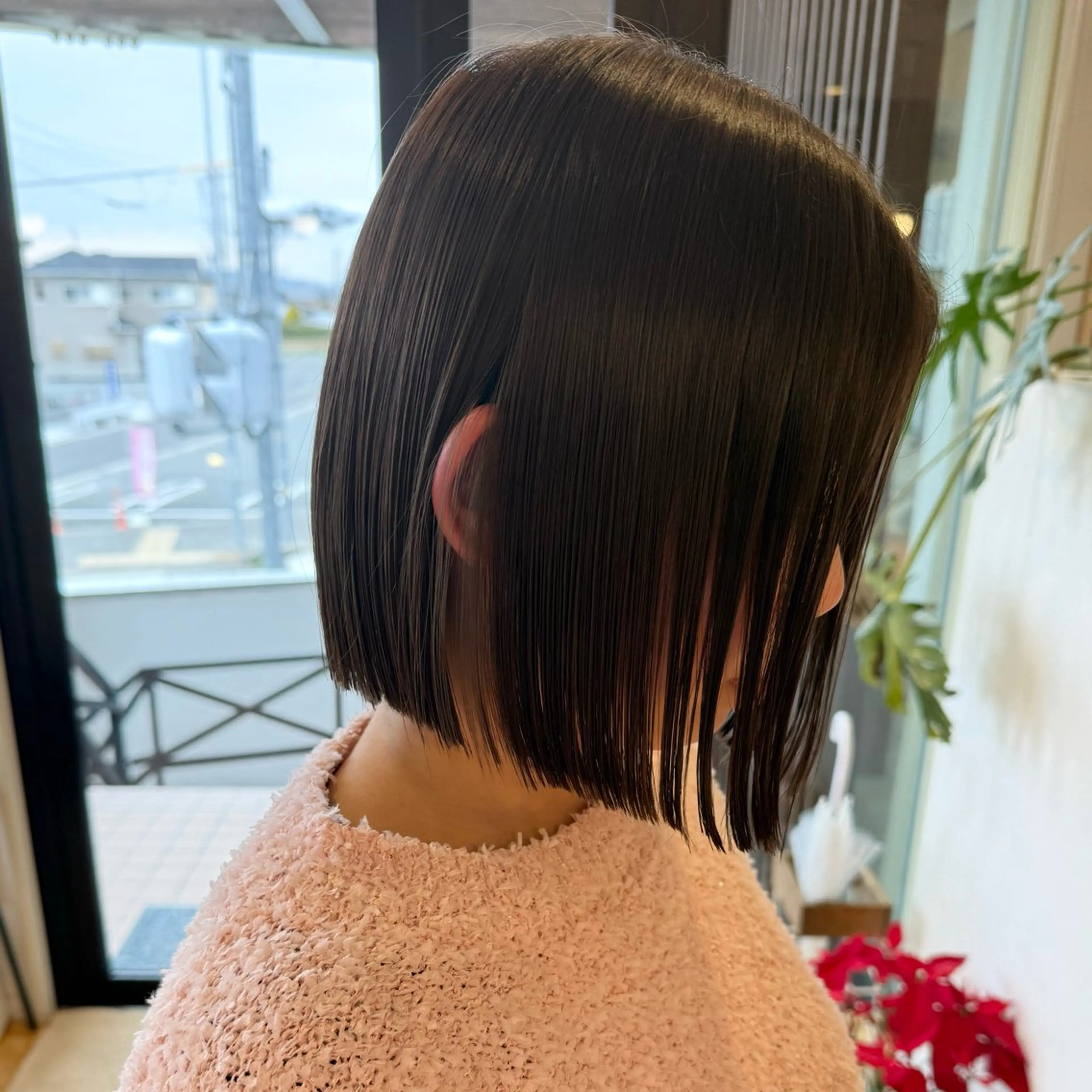 ショート ボブ 中農 有梨恵のヘアスタイル