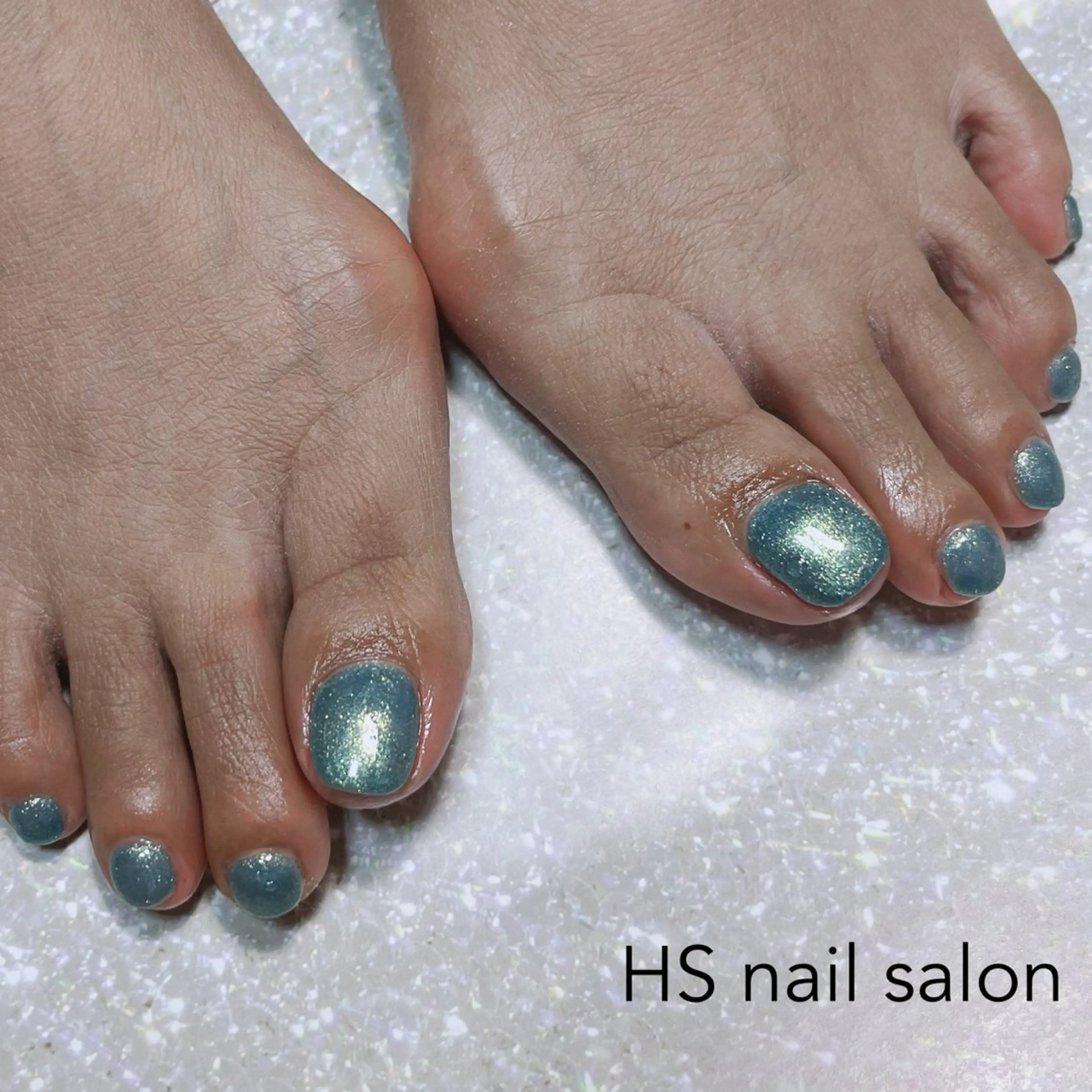 ショート フットネイル hs nail salonのネイルデザイン