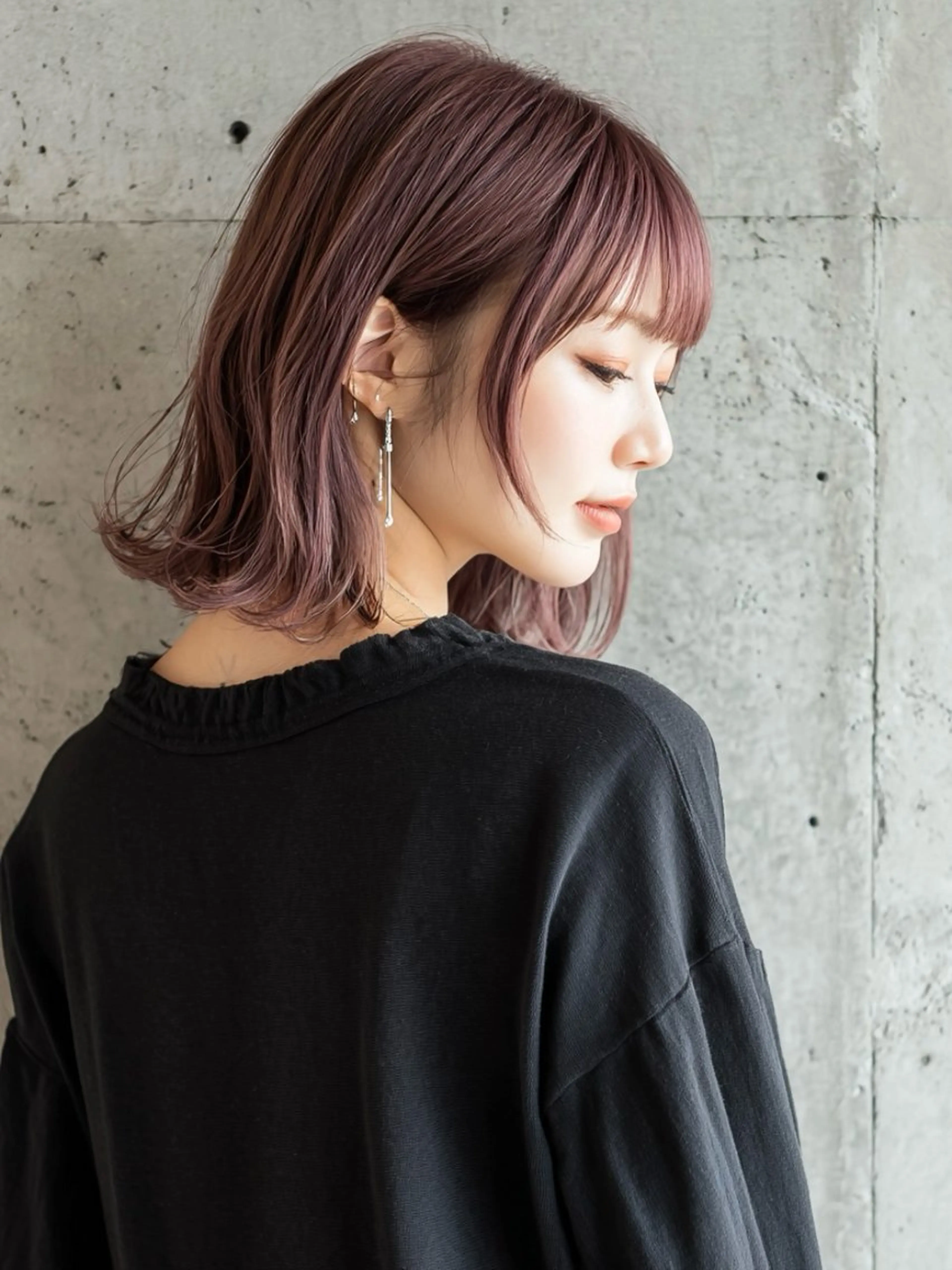 セミロング カラー ヘアカラー トリートメント 池袋/カラー特化🎨 ロング料金なし🩵のヘアスタイル