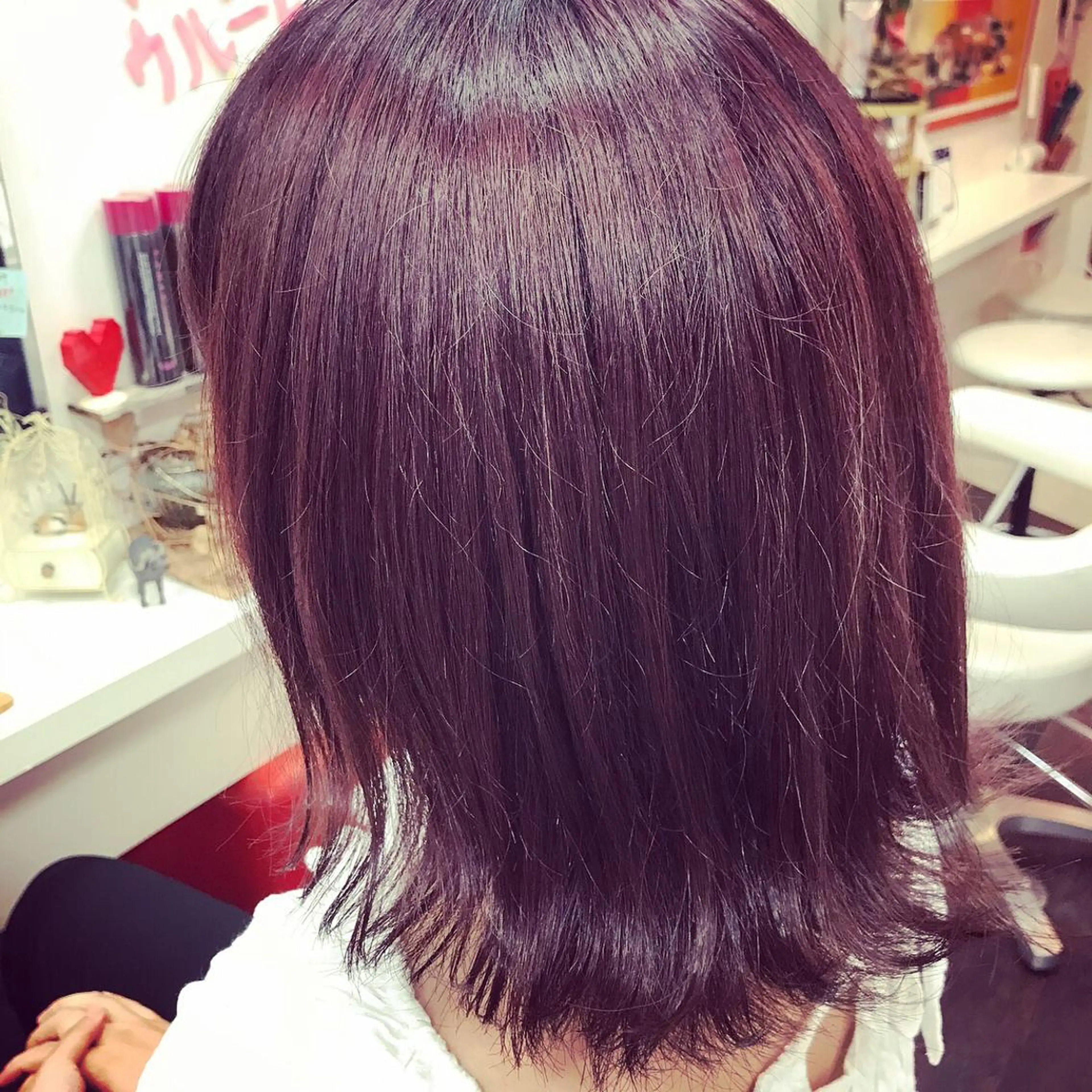 ミディアム カラー 岩谷/ブリーチ 🪽透明感カラーのヘアスタイル