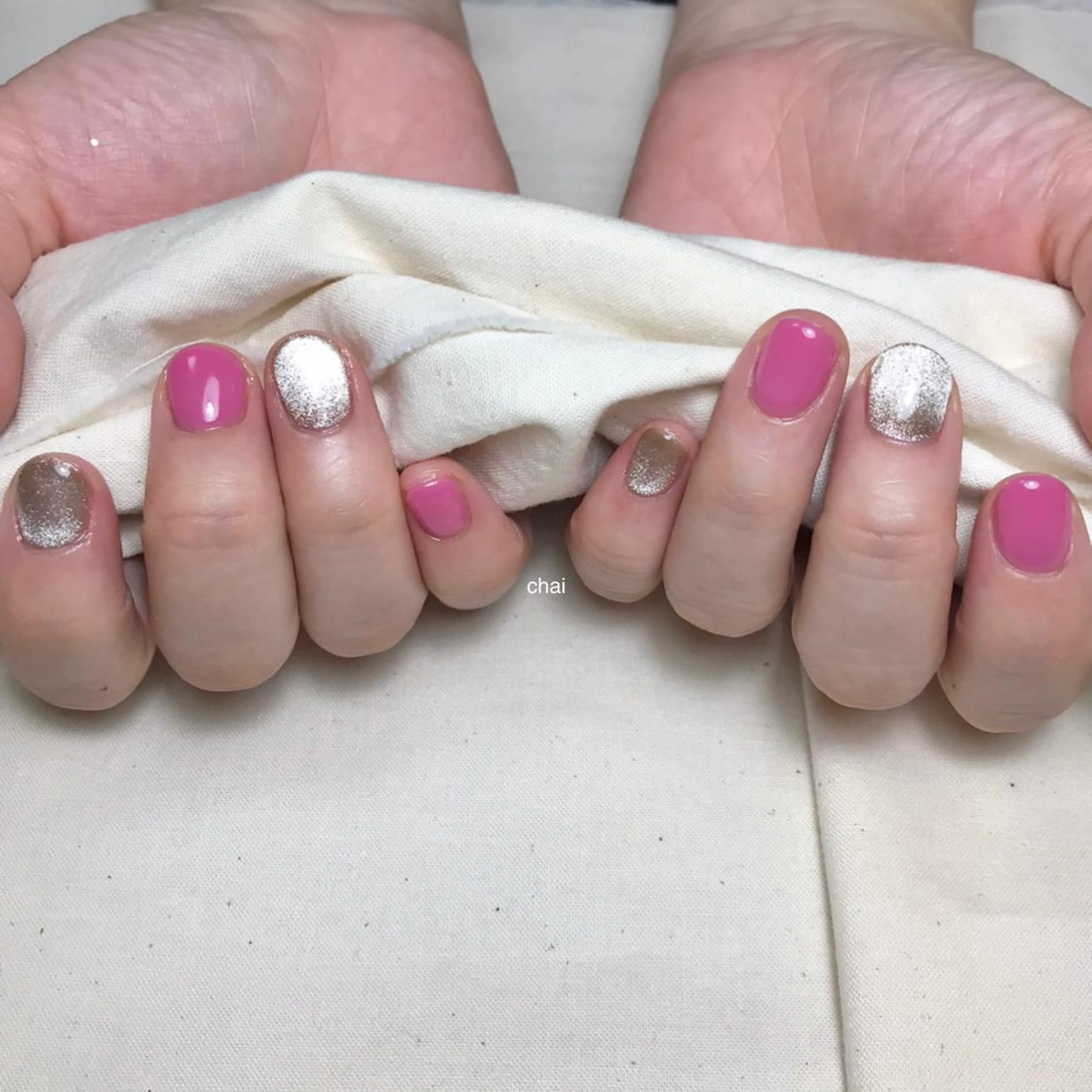 ネイル マグネットネイル ハンドネイル 💅chainail _aiのネイルデザイン