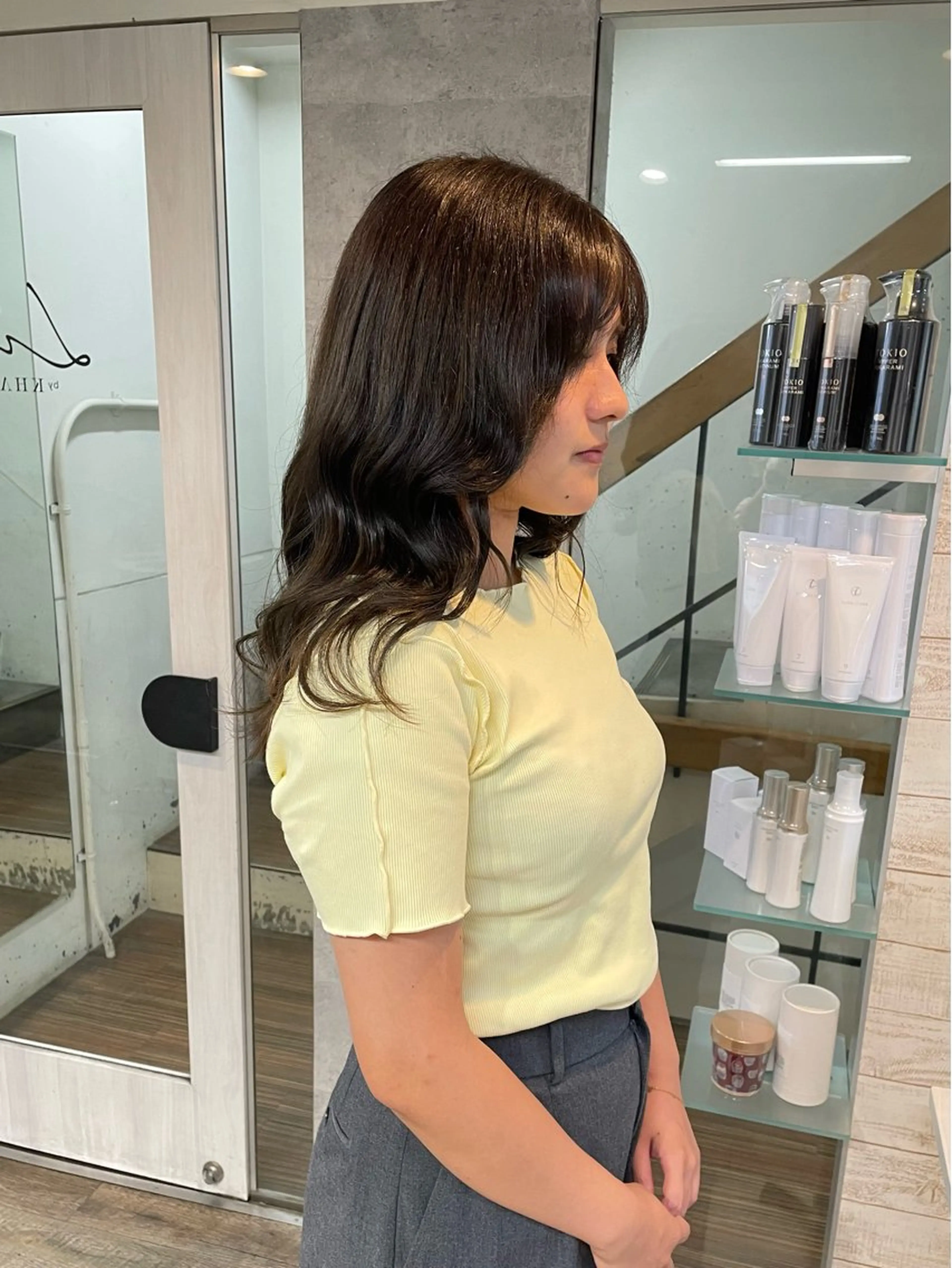 セミロング レイヤーカット yukiho / 梅田美容室/レイヤーのヘアスタイル