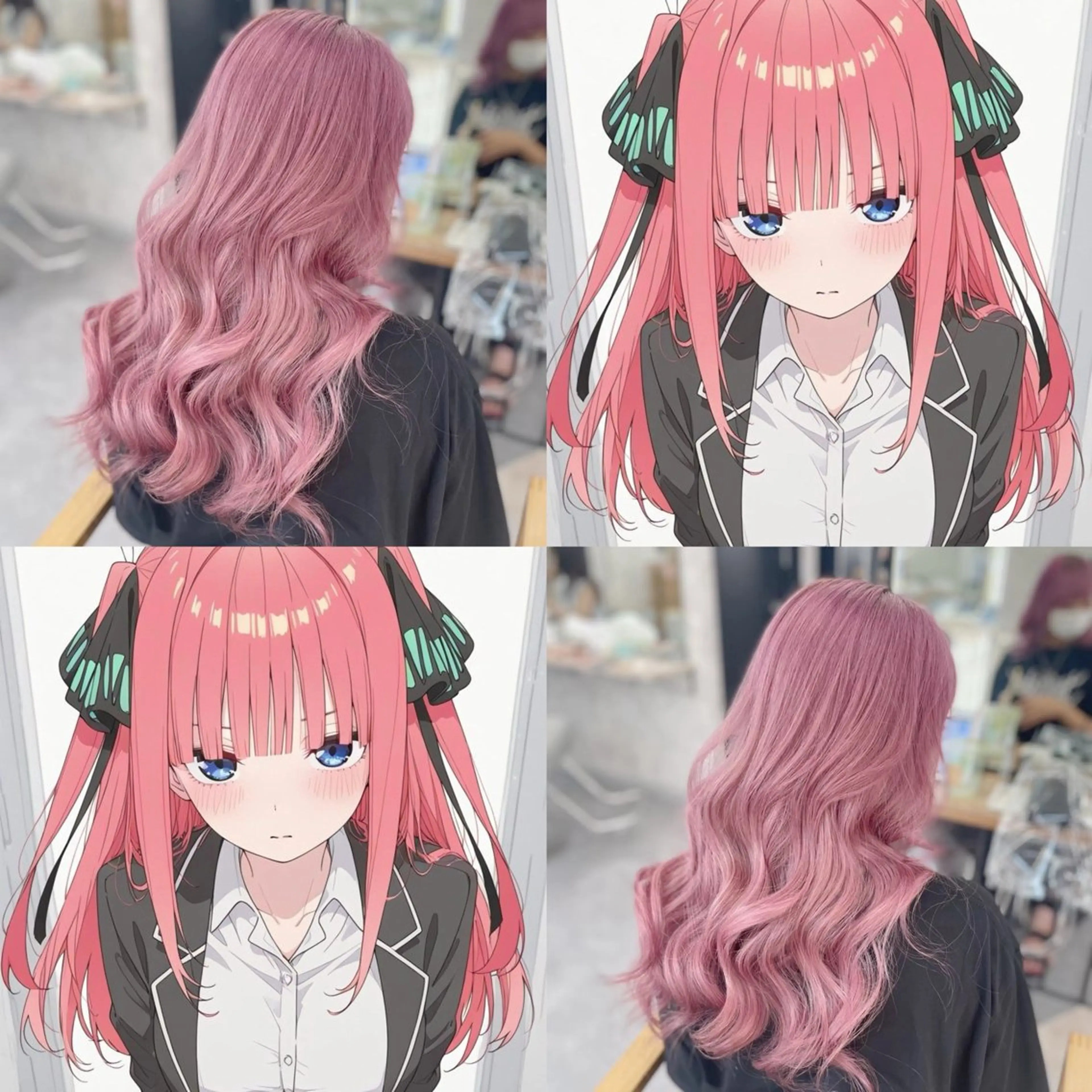 ロング 🩷アニメカラー🩵 mihoのヘアスタイル
