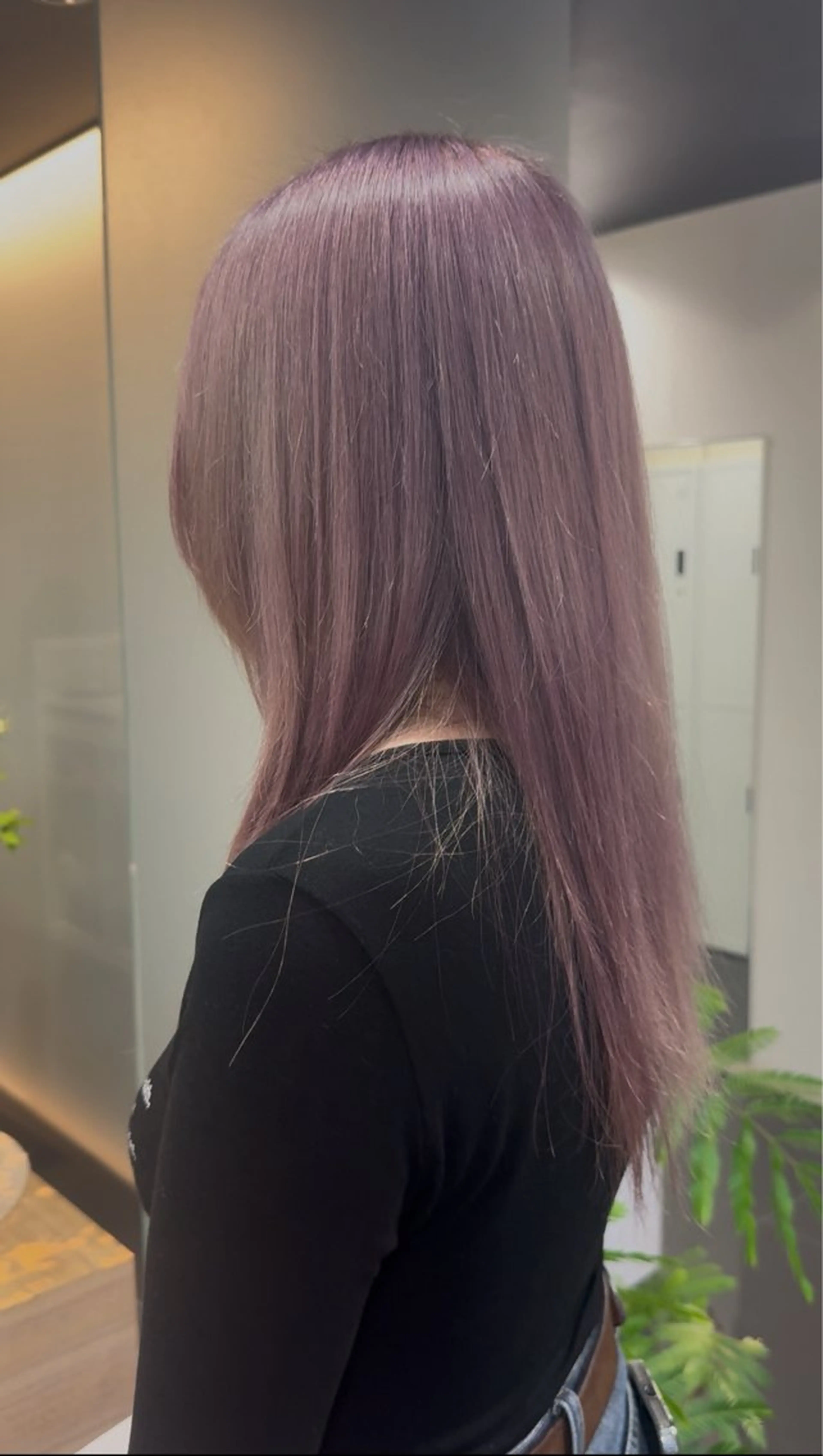 セミロング ダブルカラーベージュ カラー/tuburaのヘアスタイル