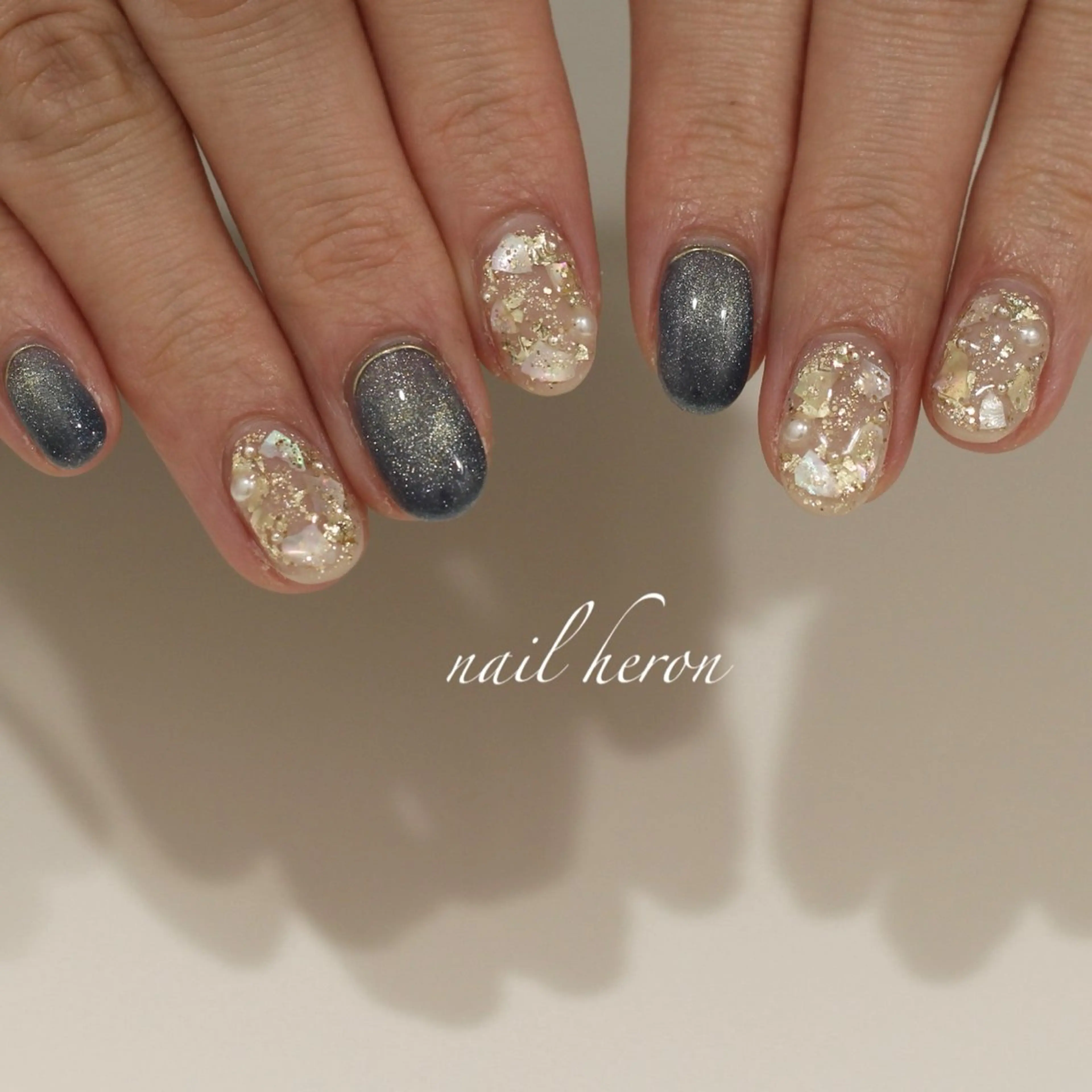 ネイル ハンドネイル saki_ nail heronのネイルデザイン