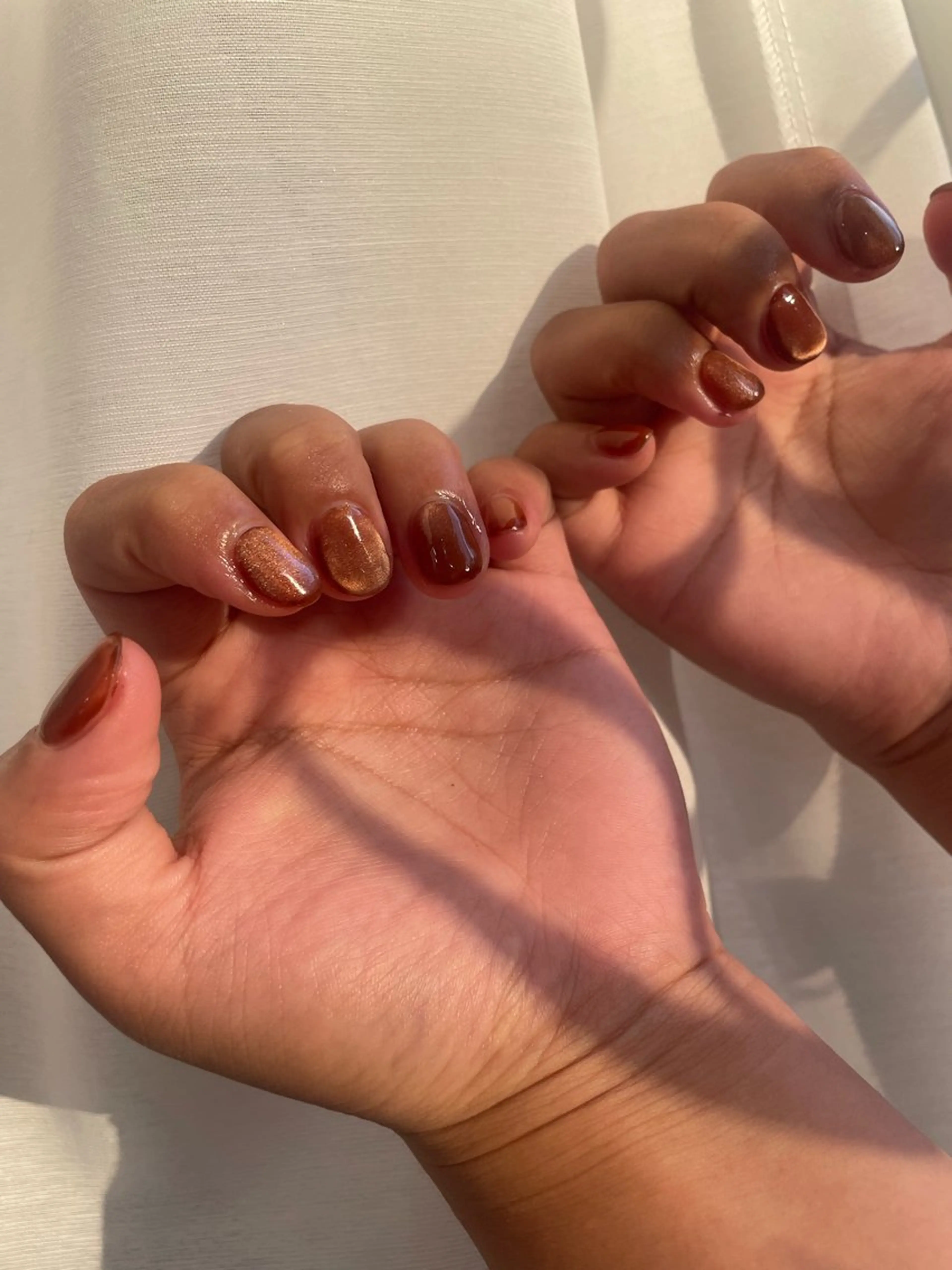 ネイル 氷ネイル・うるうるネイル マグネットネイル 【 Lea's 】 kaedeのネイルデザイン