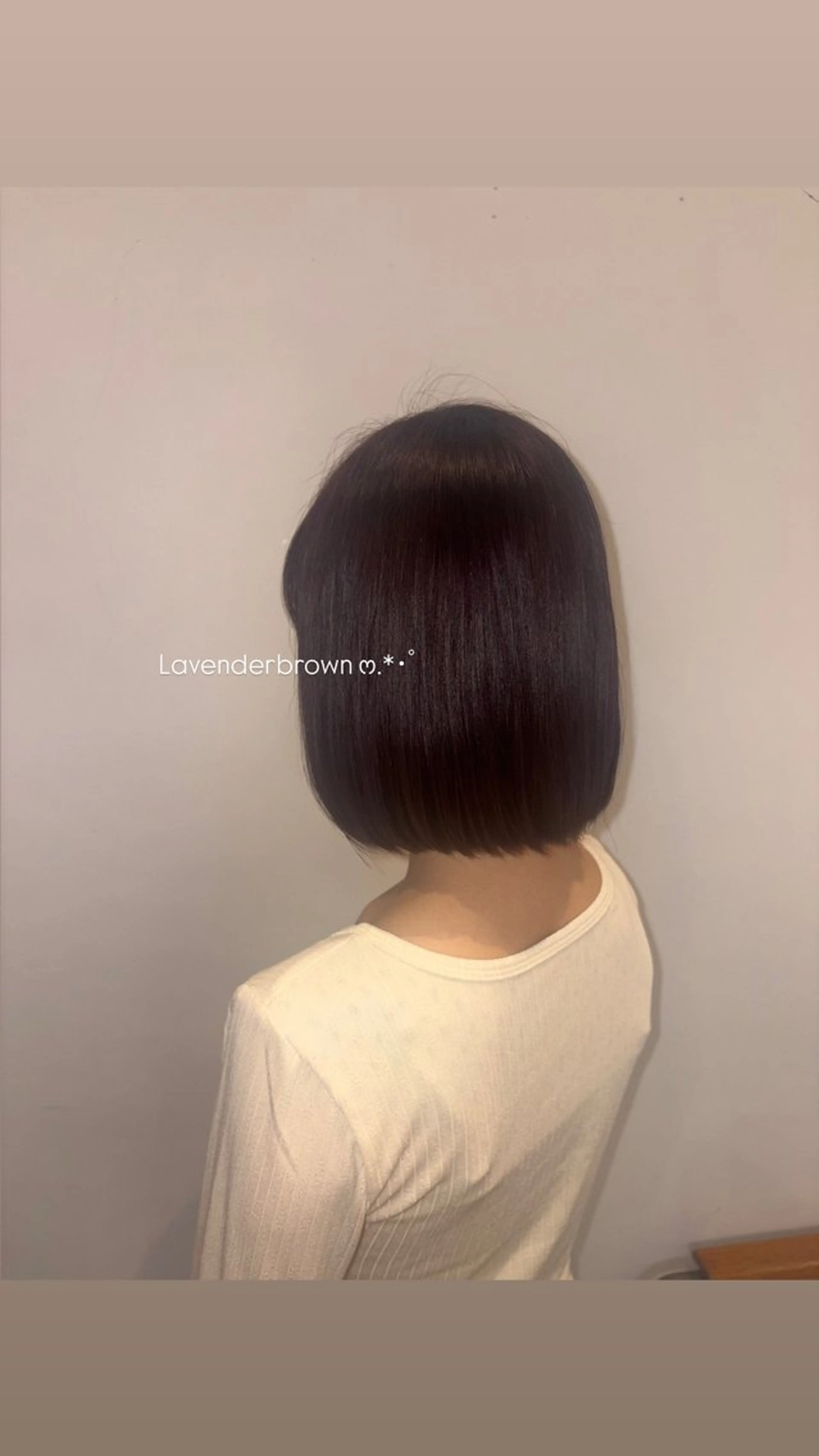 カラー ブラウンカラー 透明感カラー ラベンダーカラー ヘアカラー en:s/新潟/万代 ︎︎☁miyuのヘアスタイル