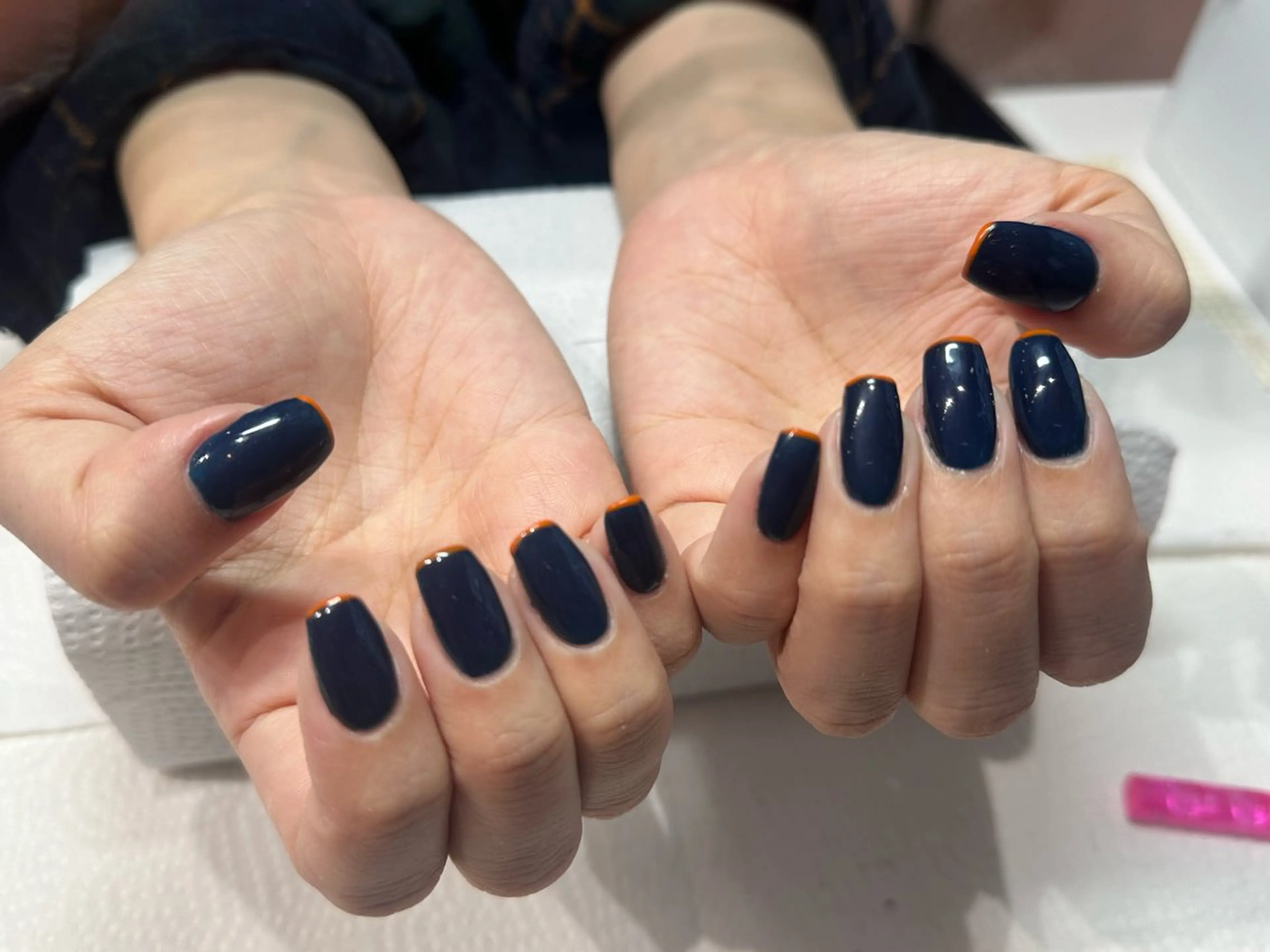 ネイル フレンチネイル Roy 心斎橋 IINUMAのネイルデザイン