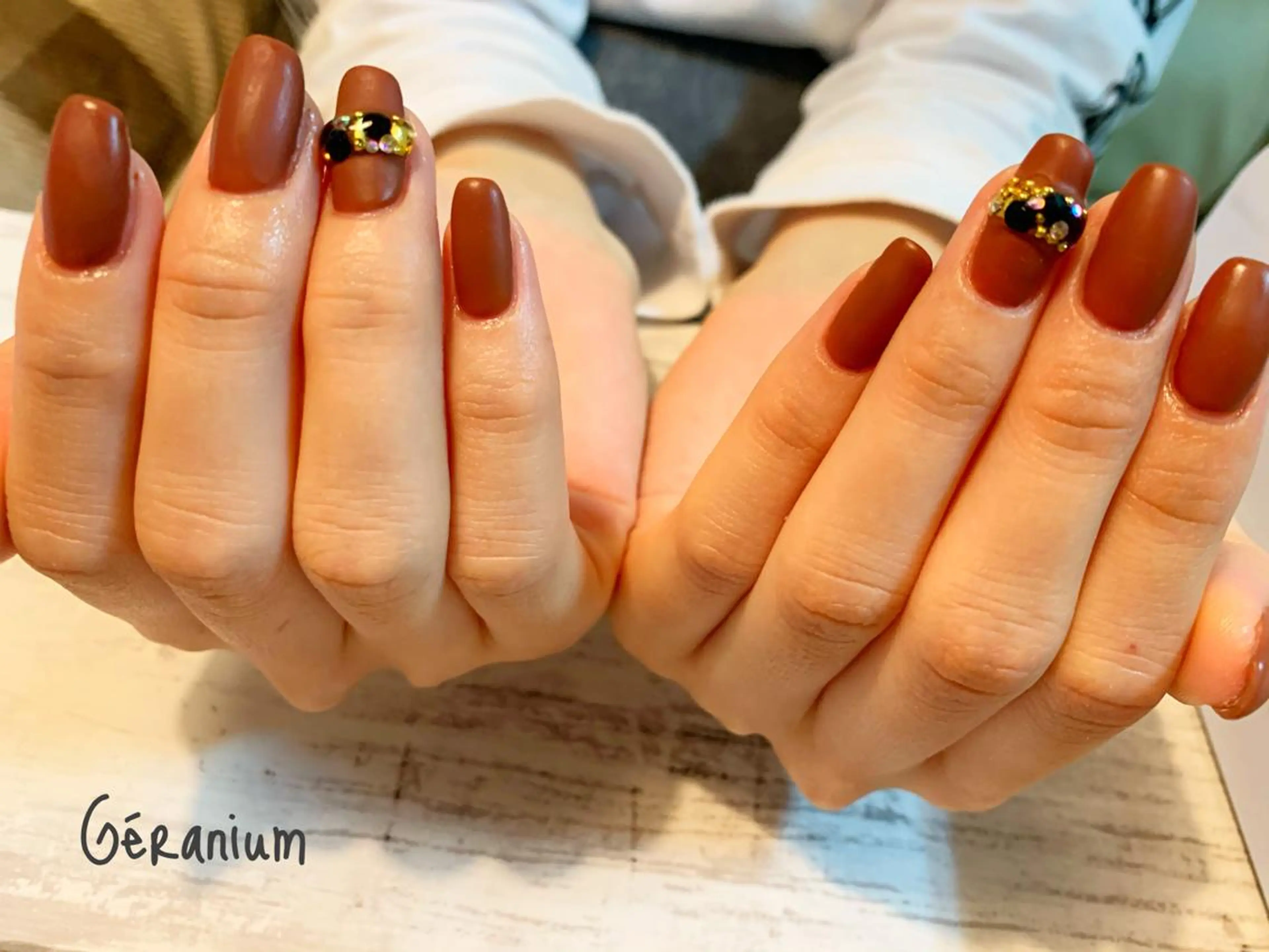 ネイル ハンドネイル フットネイル GéRanium Harukaのネイルデザイン