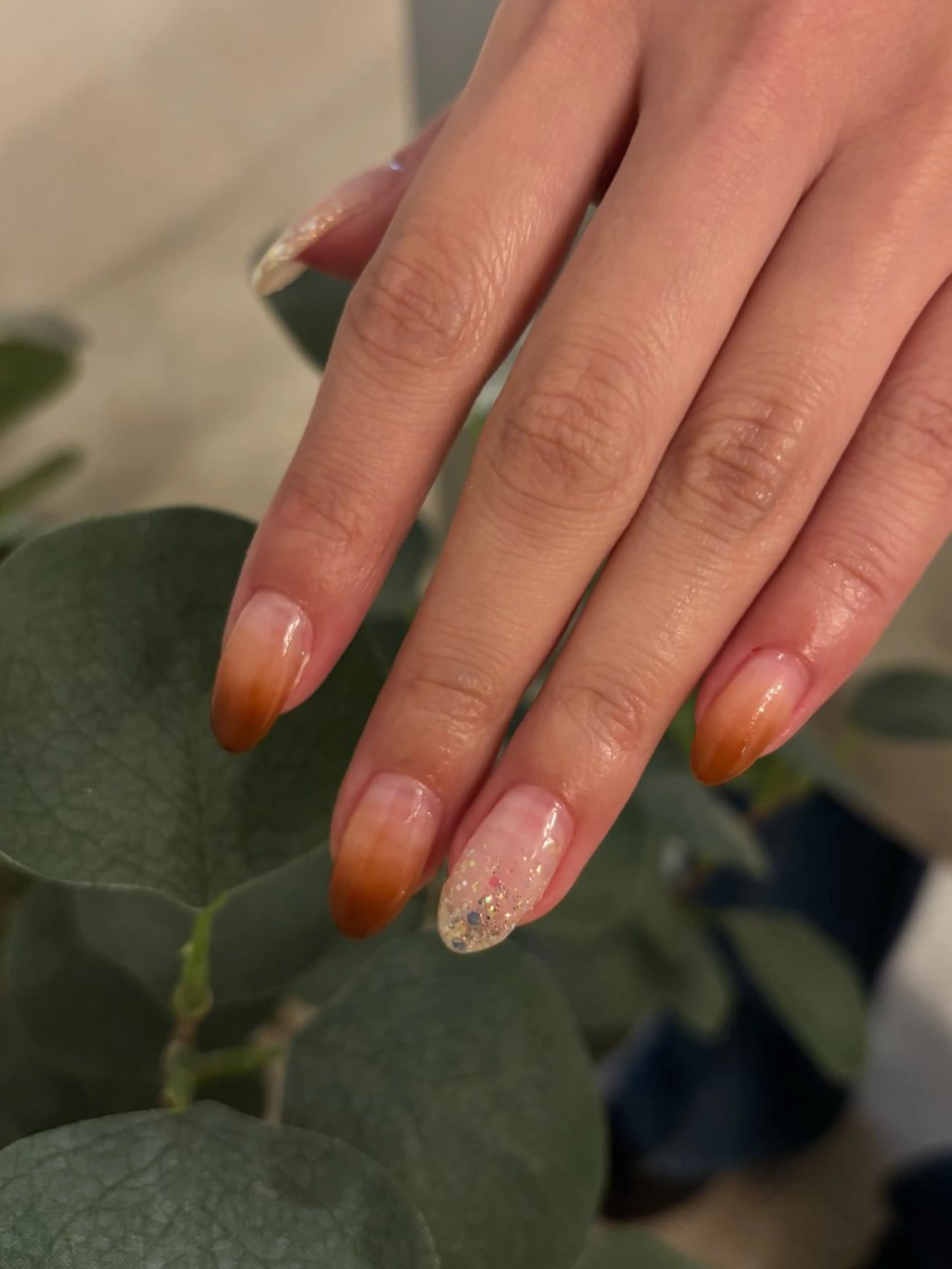 ネイル ラメ(グリッター) ラメグラデーション Filonnail rinaのネイルデザイン