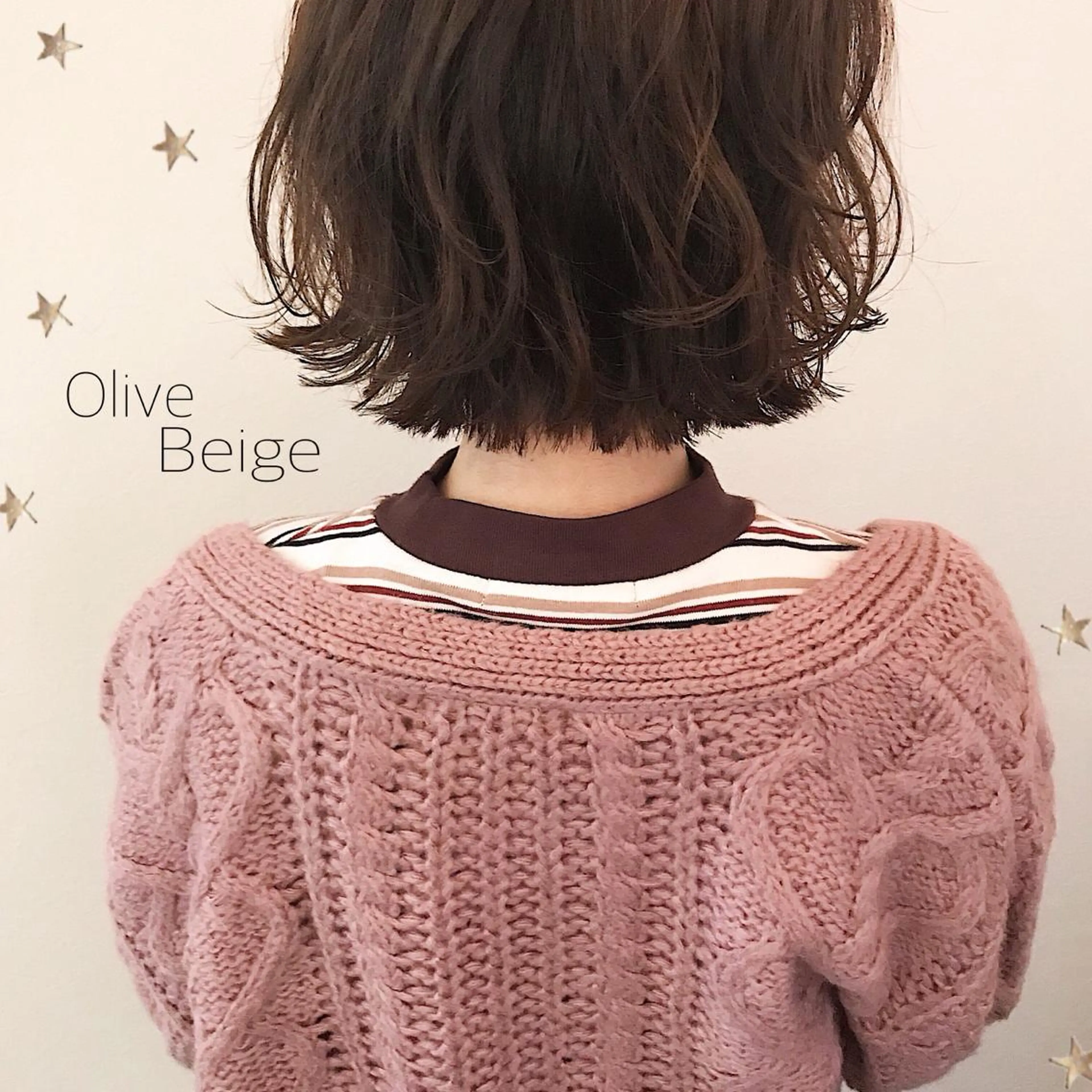 ミディアム カラー 市川 千夏のヘアスタイル